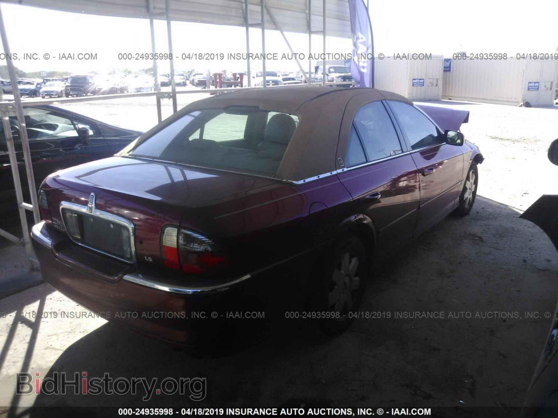 2004 LINCOLN LS - VIN: 1LNHM86SX4Y651783 - Фото 4