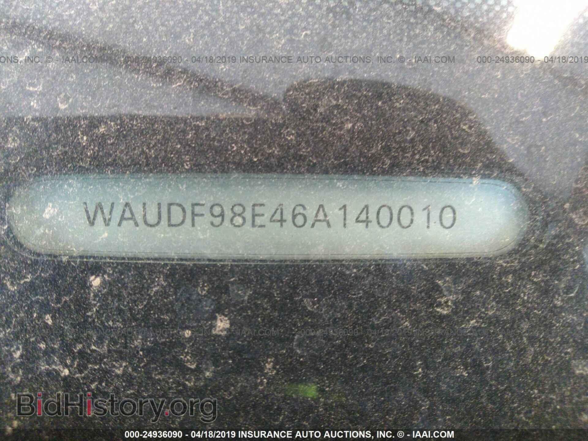 2006 AUDI A4 - VIN: WAUDF98E46A140010 - Фото 9