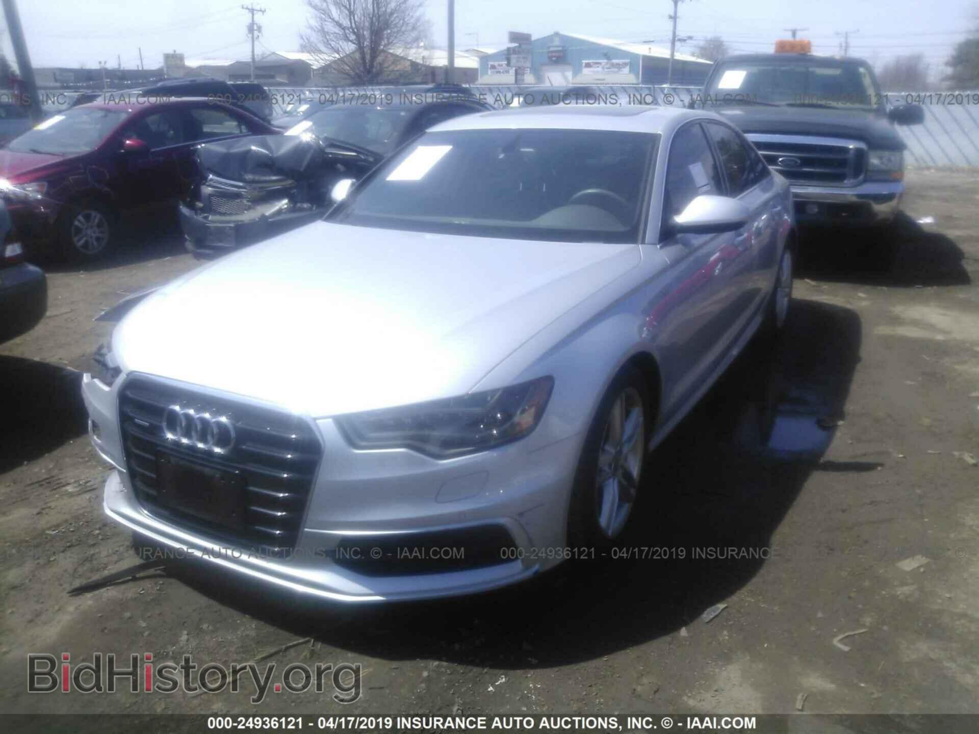 2012 AUDI A6 - VIN: WAUHGAFC4CN160196 - Фото 2