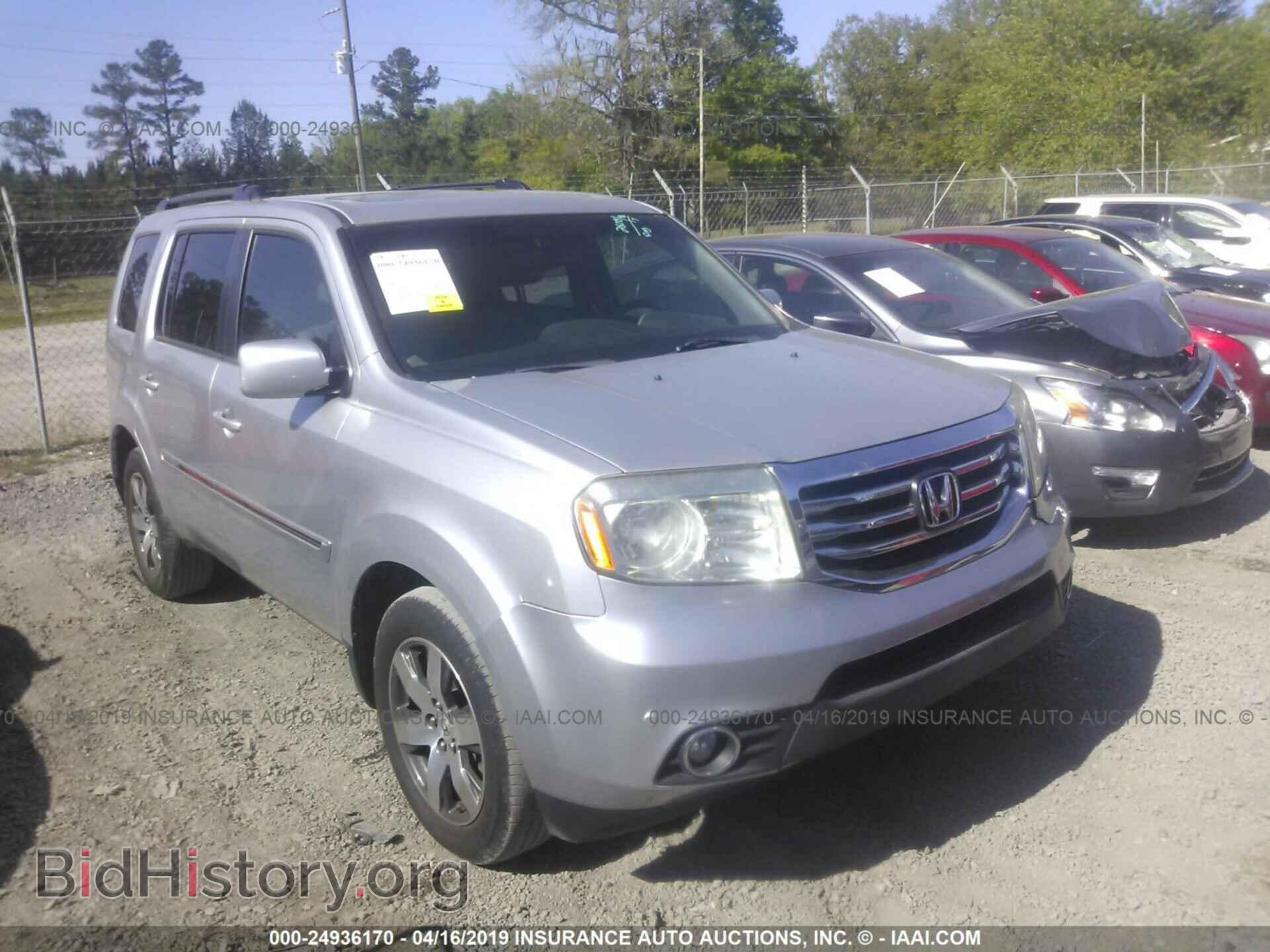 Фотография 5FNYF3H94CB030422 - HONDA PILOT 2012