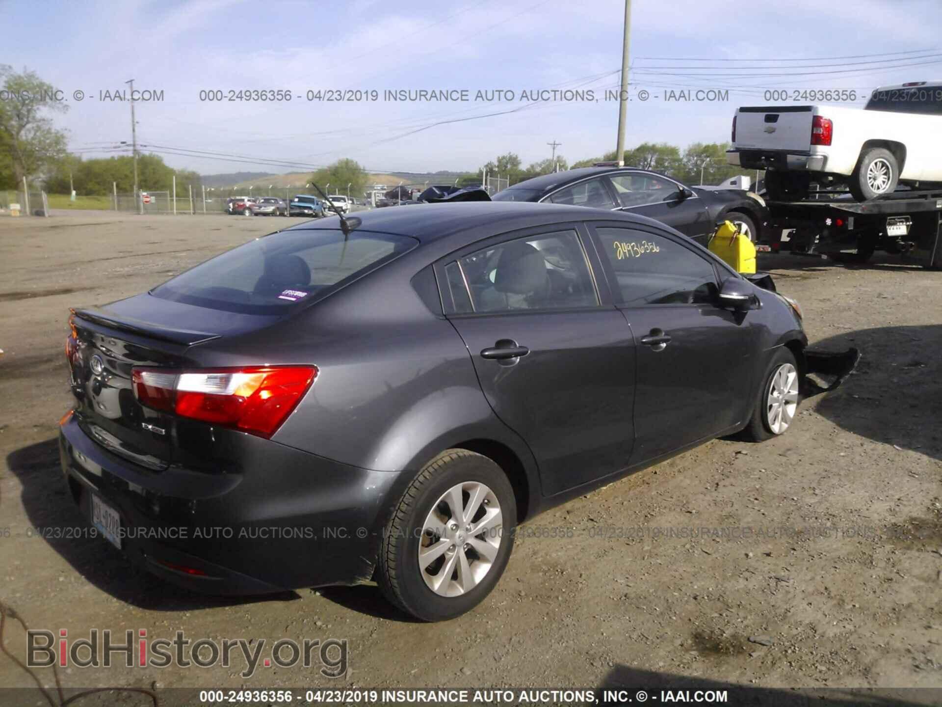 2013 KIA RIO - VIN: KNADN4A38D6115786 - Фото 4