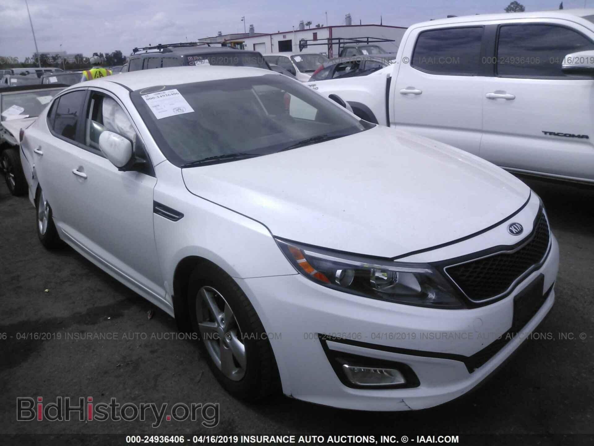 Фотография KNAGM4A79F5645213 - KIA OPTIMA 2015