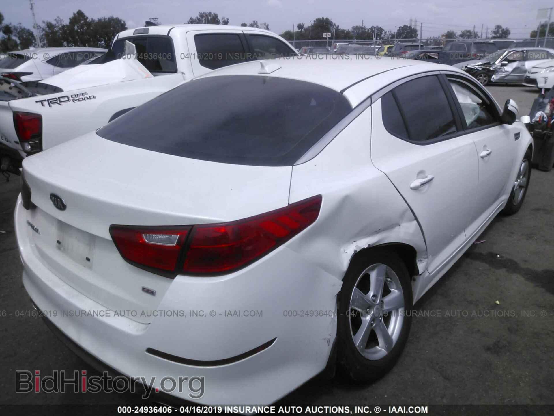 2015 KIA OPTIMA - VIN: KNAGM4A79F5645213 - Photo 4