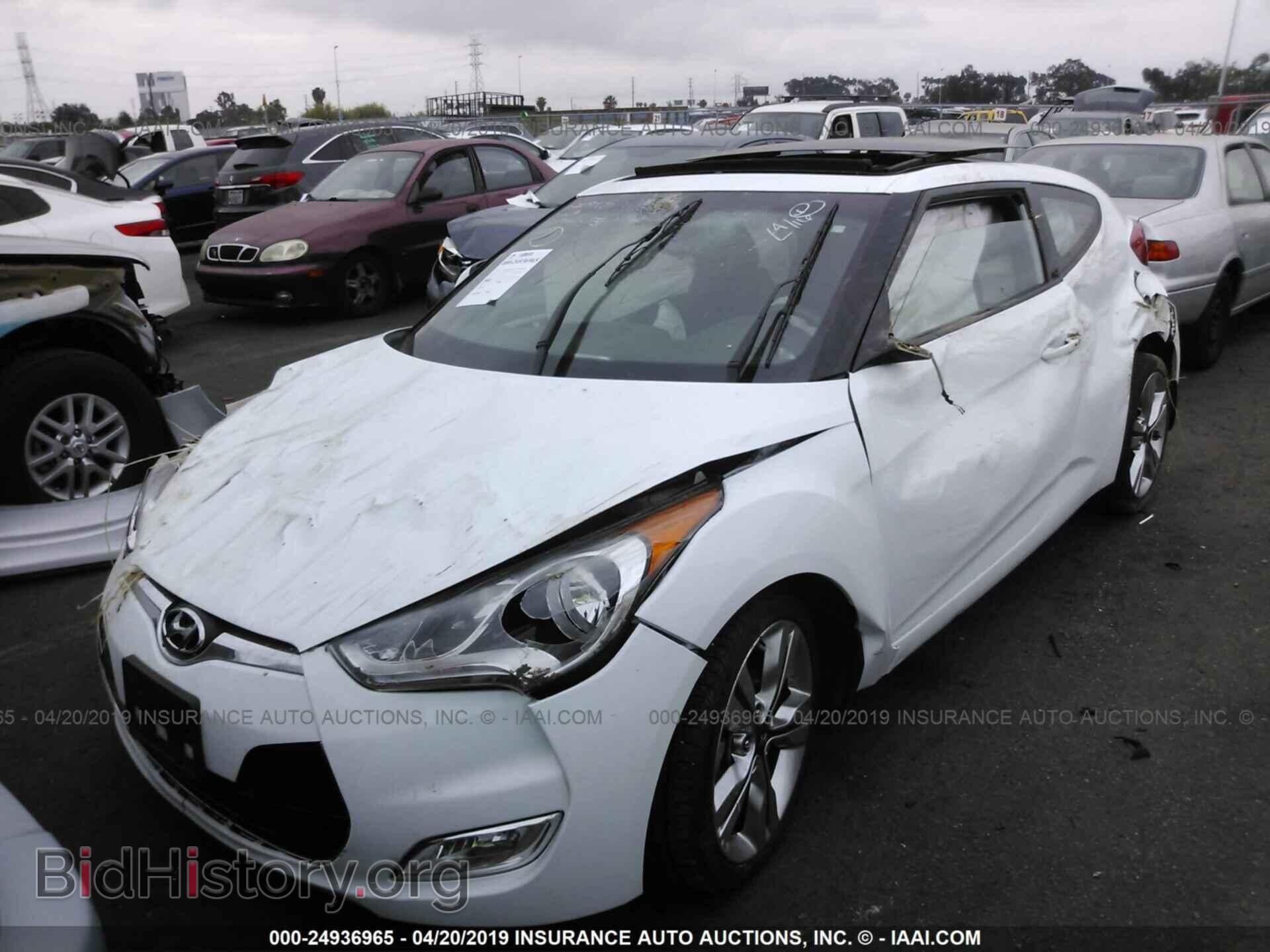 2017 HYUNDAI VELOSTER - VIN: KMHTC6AD7HU315385 - Фото 2