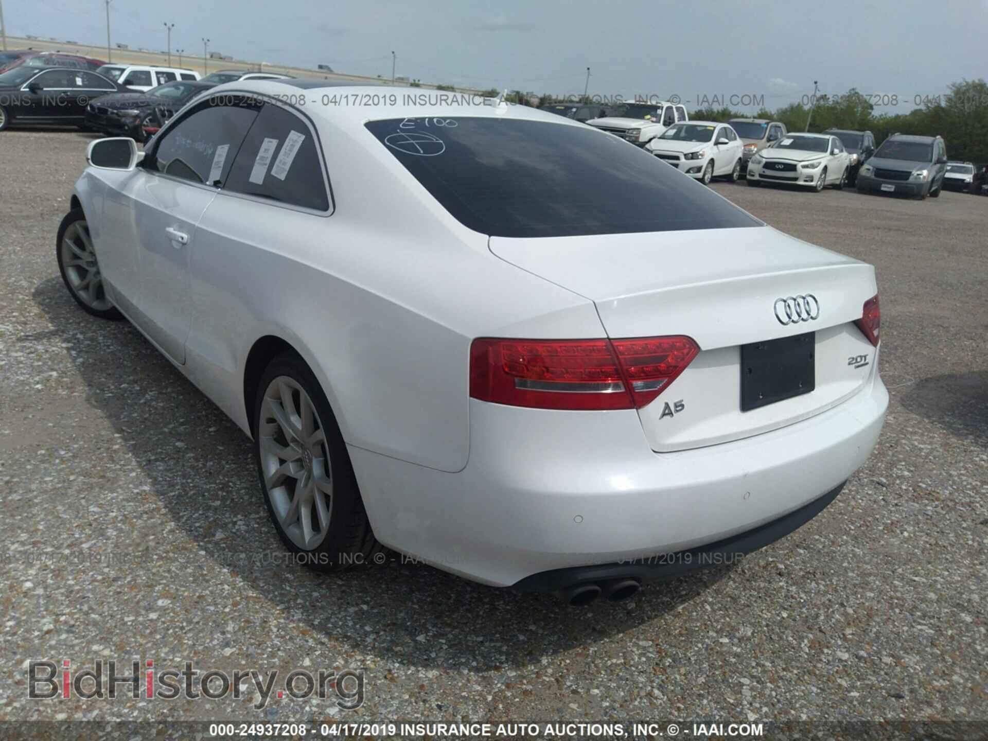 2012 AUDI A5 - VIN: WAULFAFR4CA000506 - Фото 3