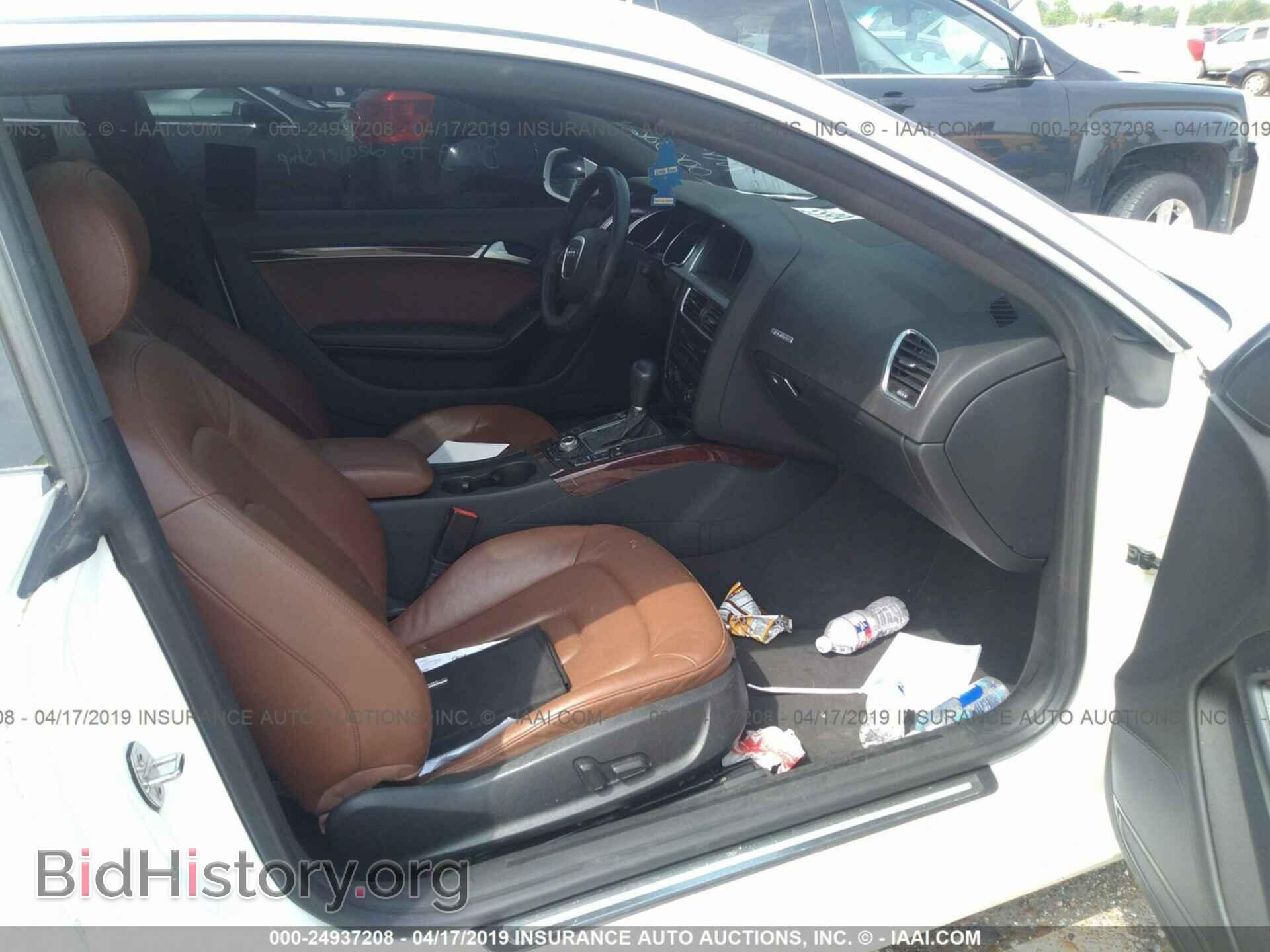 2012 AUDI A5 - VIN: WAULFAFR4CA000506 - Фото 5