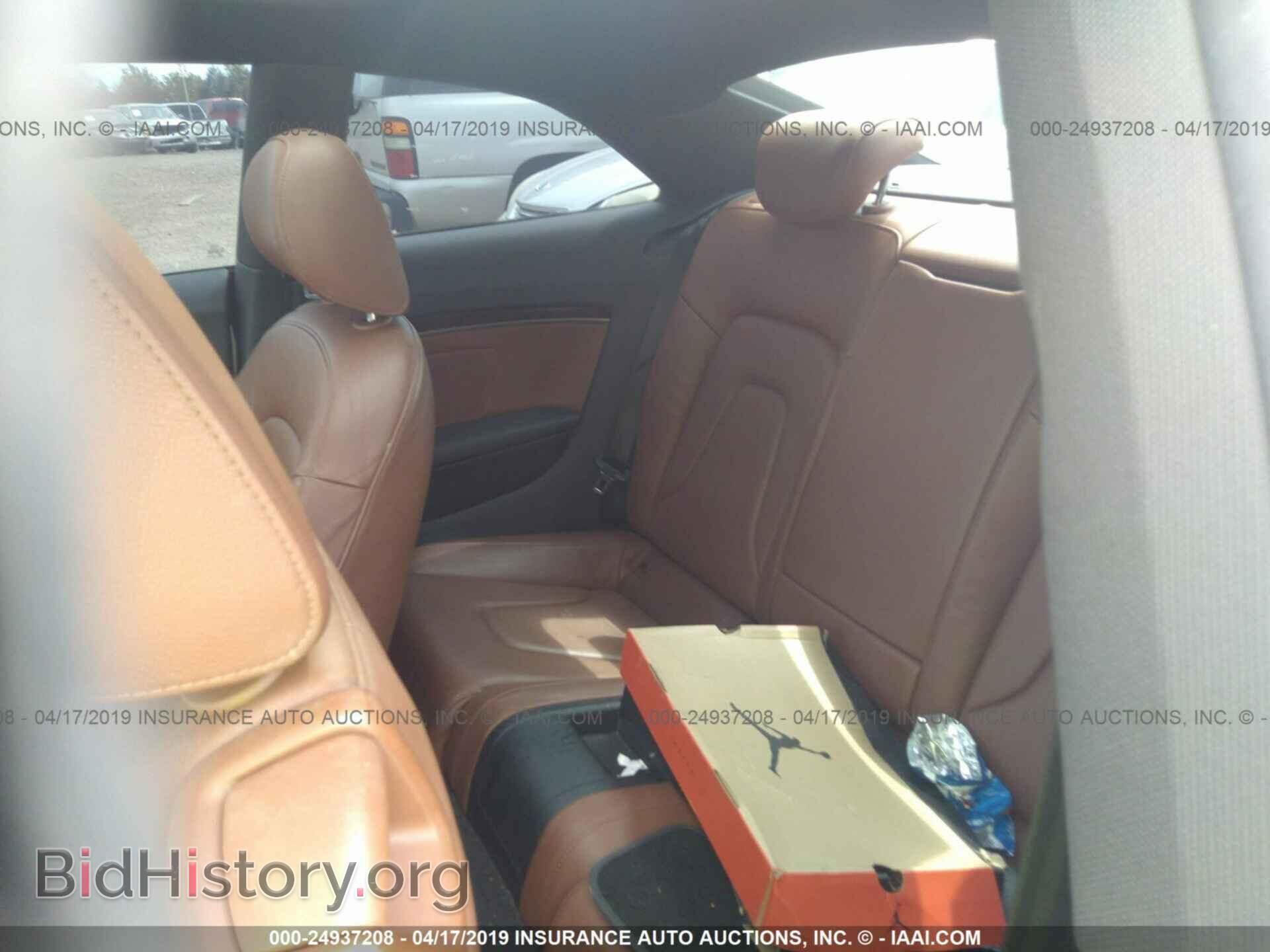 2012 AUDI A5 - VIN: WAULFAFR4CA000506 - Фото 8