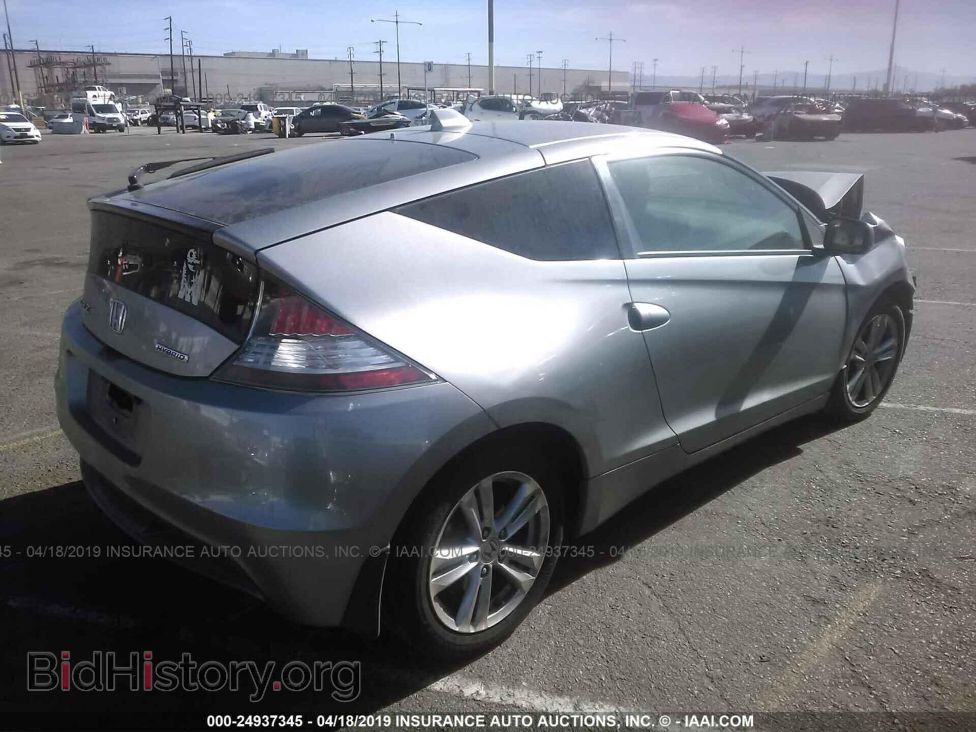 2012 HONDA CR-Z - VIN: JHMZF1D66CS001400 - Фото 4