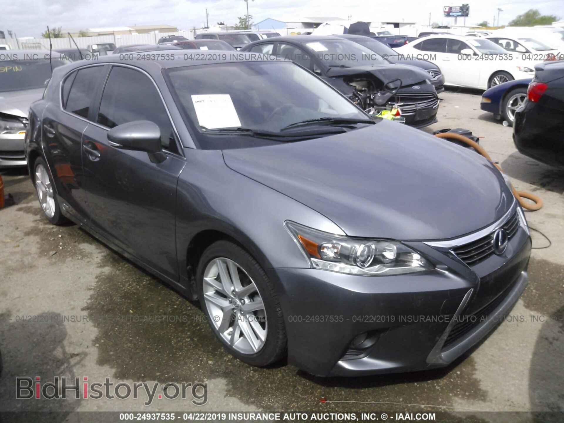 Photo JTHKD5BH5F2216614 - LEXUS CT 2015