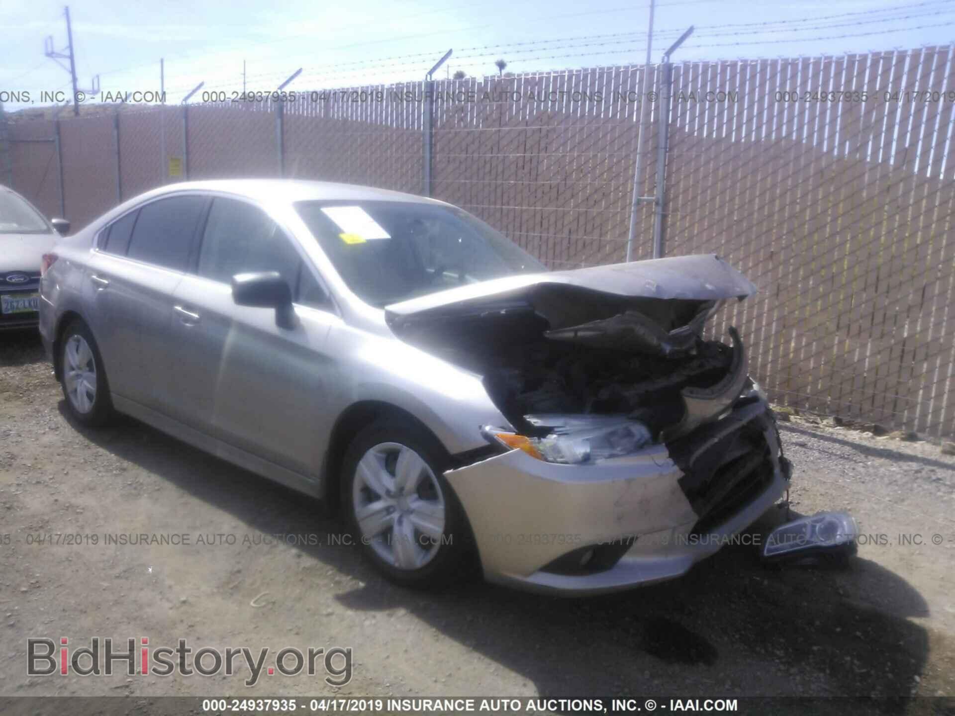 Photo 4S3BNAA64F3028362 - SUBARU LEGACY 2015