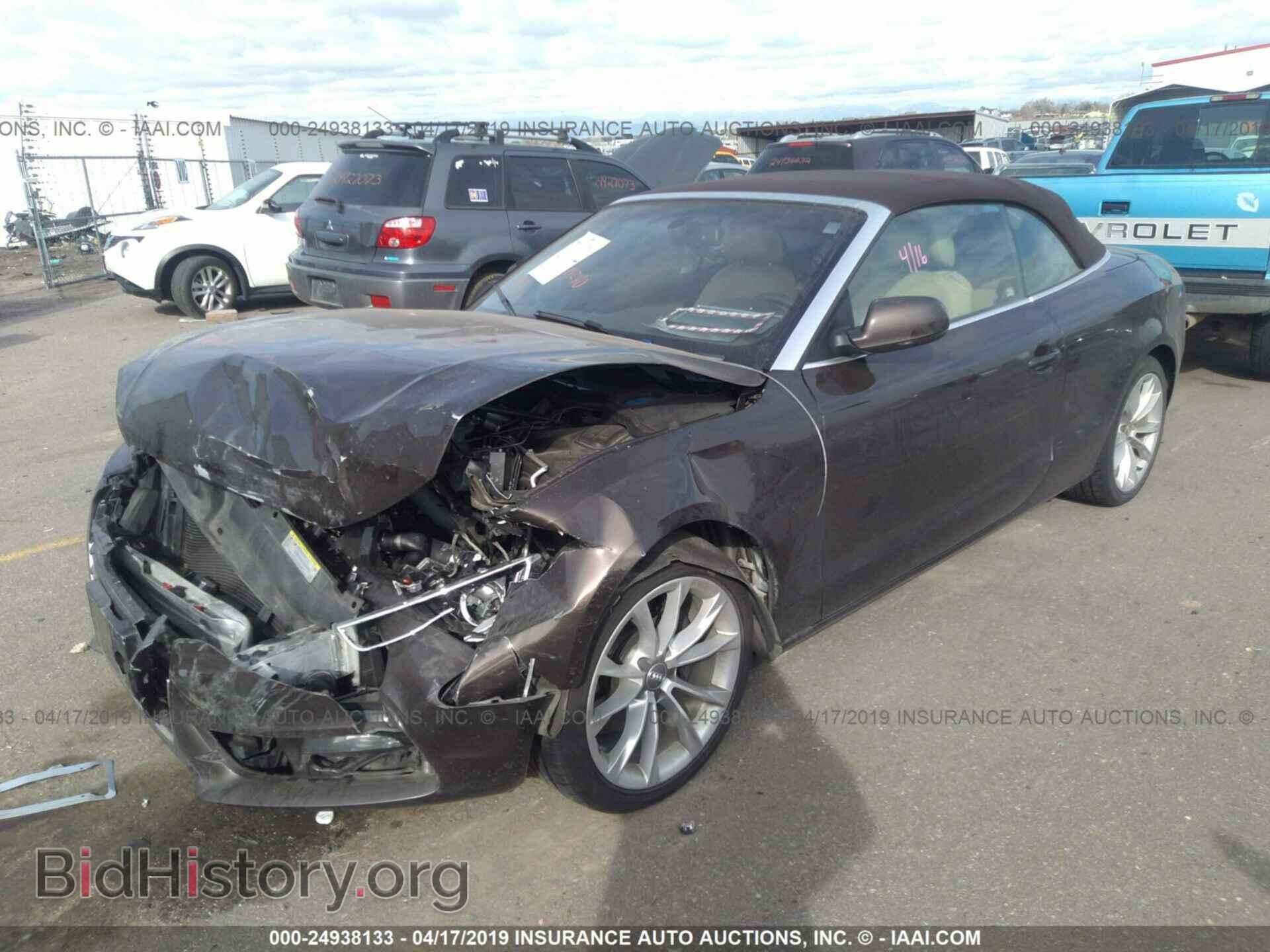 2013 AUDI A5 - VIN: WAULFAFH3DN013698 - Фото 2