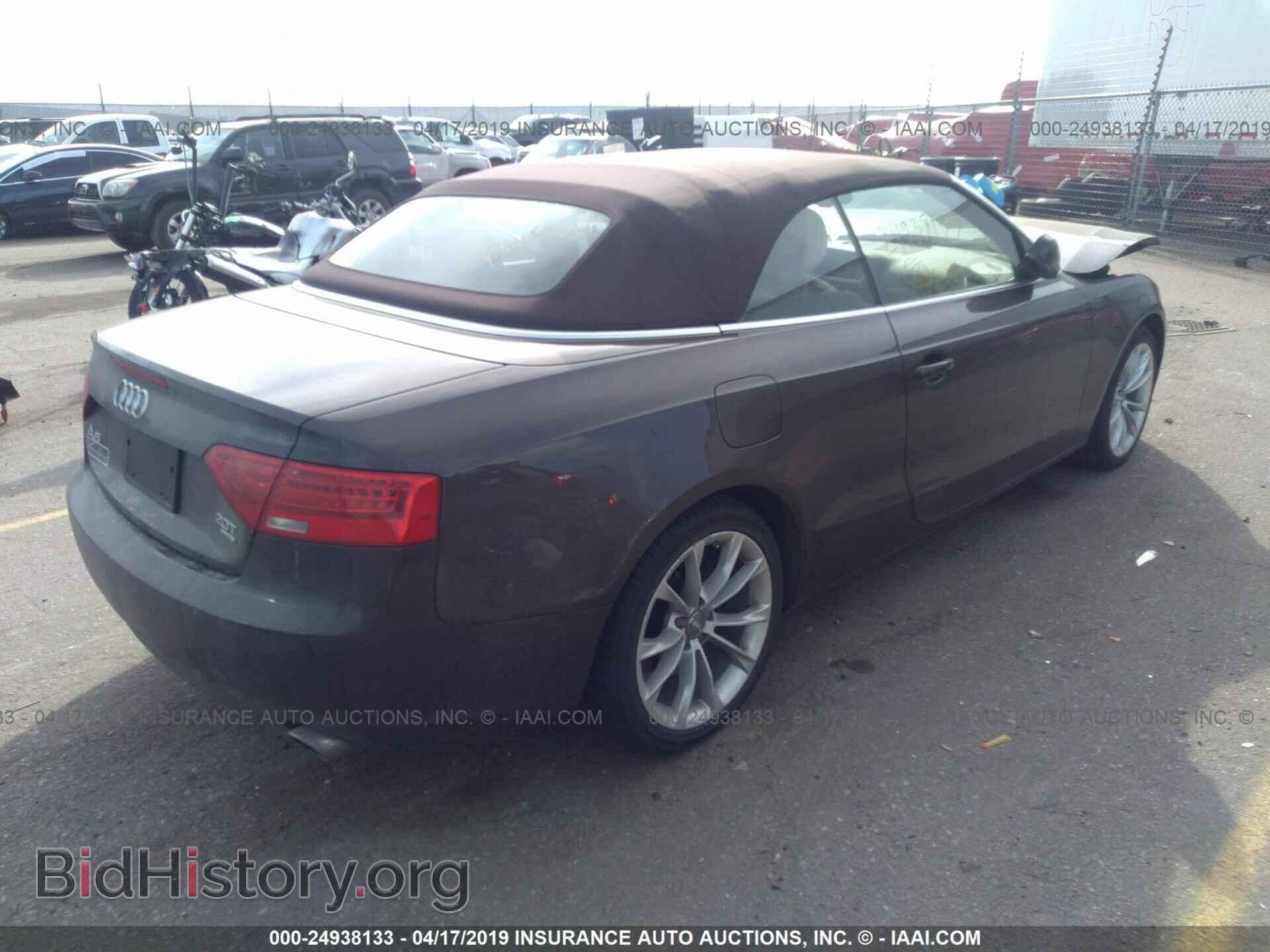 2013 AUDI A5 - VIN: WAULFAFH3DN013698 - Фото 4