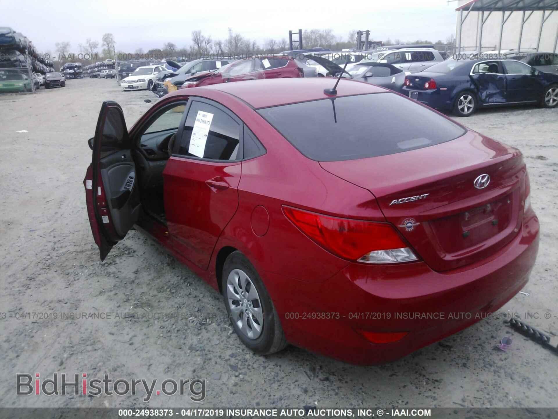 2016 HYUNDAI ACCENT - VIN: KMHCT4AE4GU104432 - Фото 3