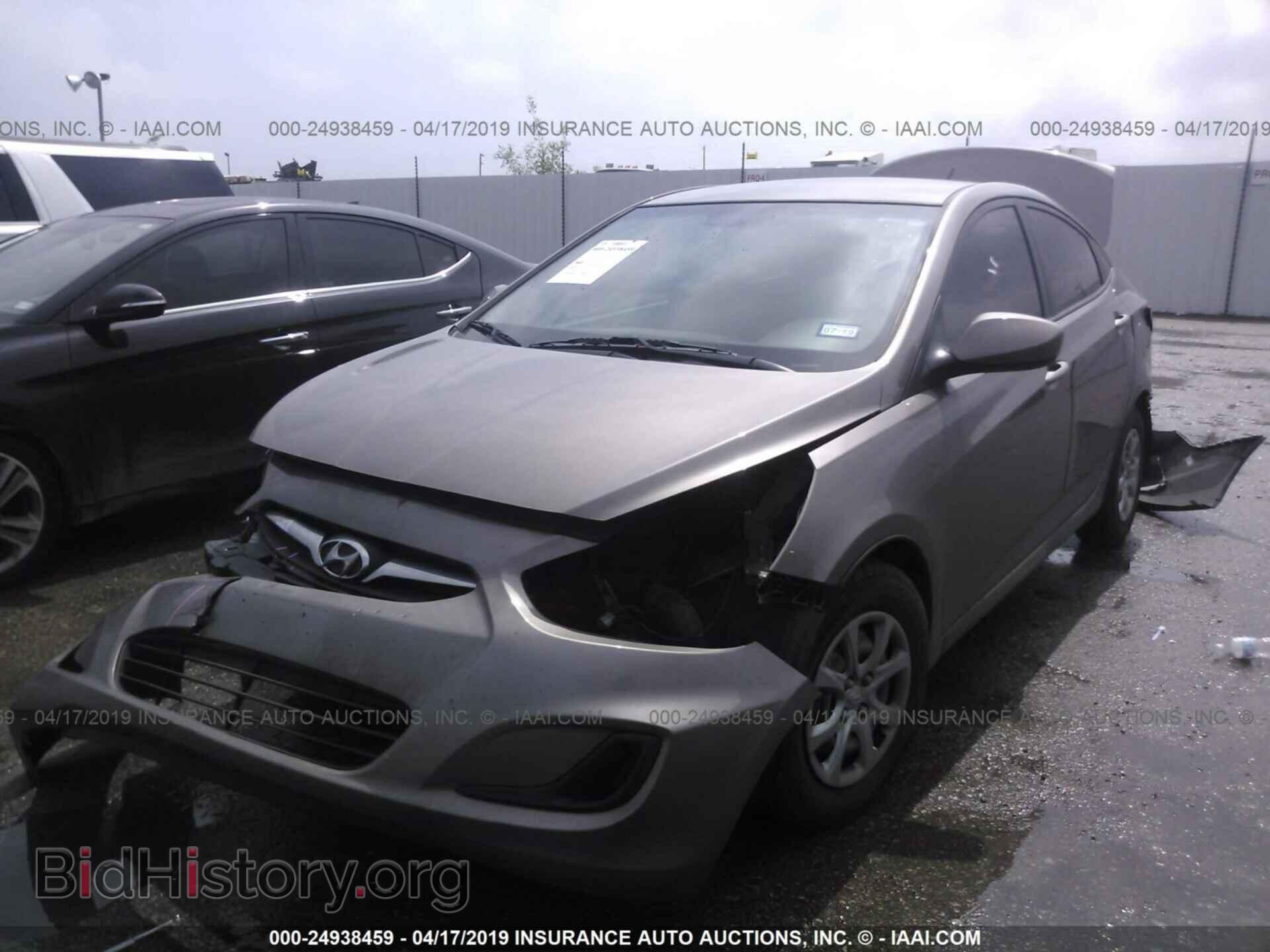 2013 HYUNDAI ACCENT - VIN: KMHCT4AE4DU529273 - Фото 2