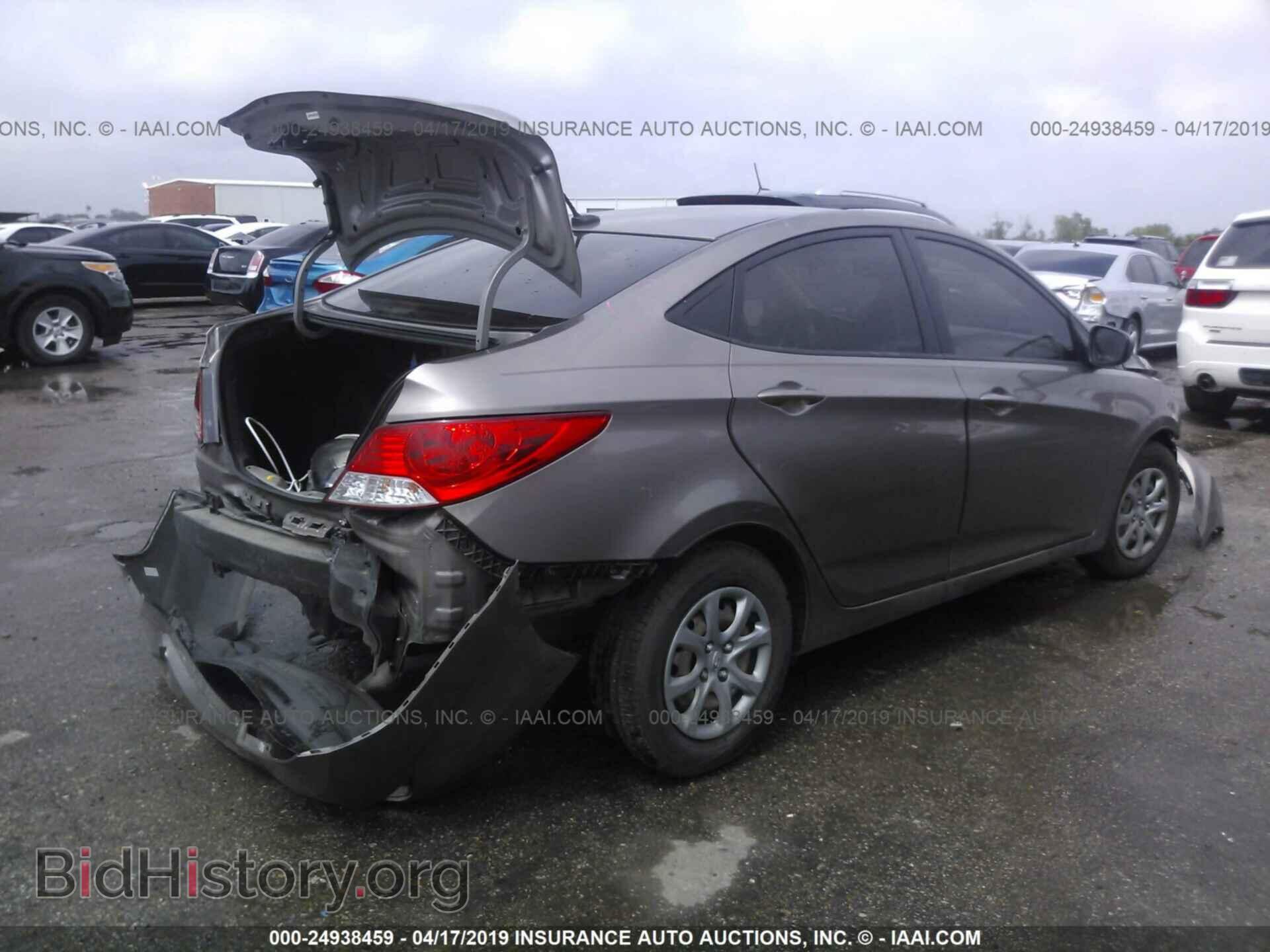 2013 HYUNDAI ACCENT - VIN: KMHCT4AE4DU529273 - Фото 4