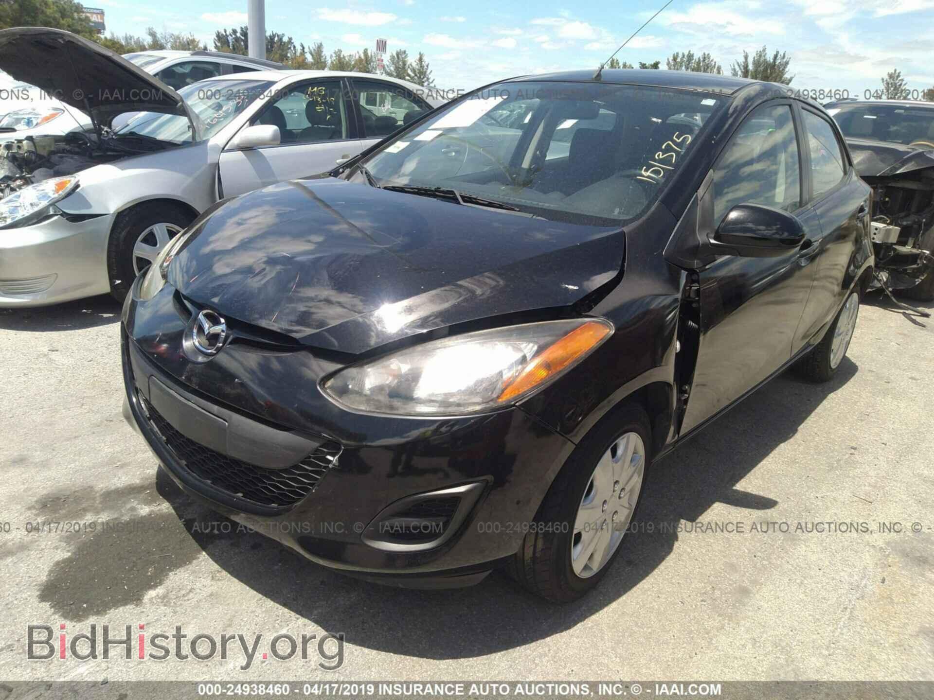 2012 MAZDA MAZDA2 - VIN: JM1DE1KY6C0151375 - Фото 2