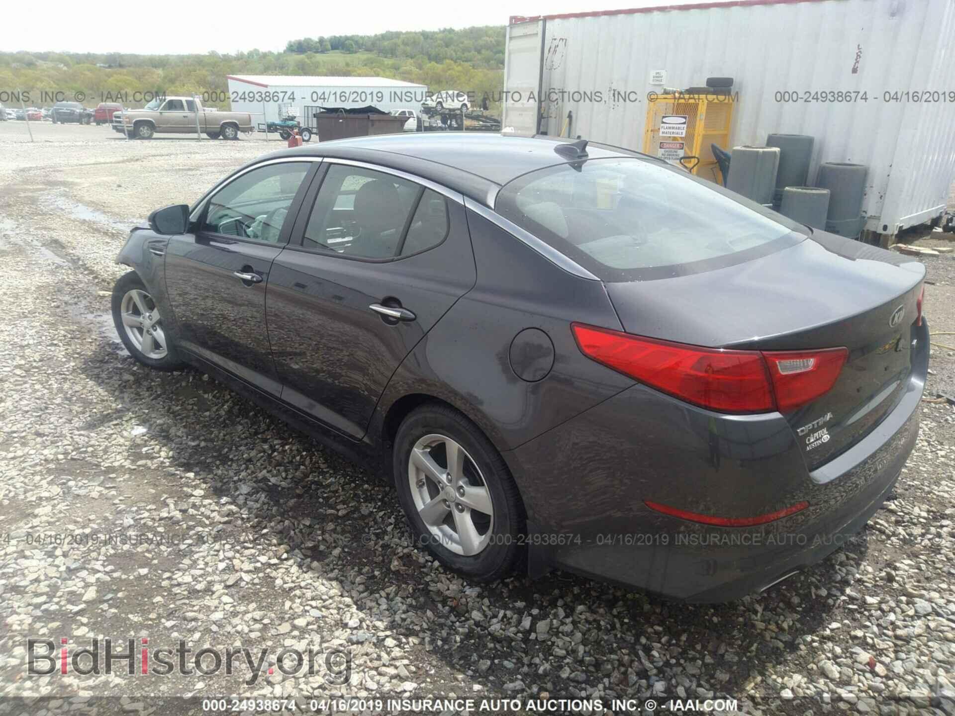 2015 KIA OPTIMA - VIN: KNAGM4A79F5642795 - Фото 3