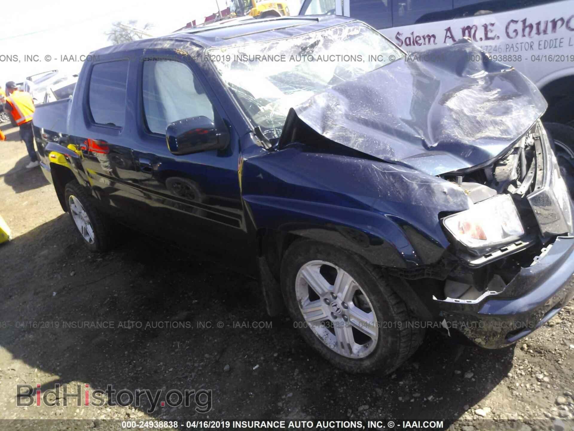 Photo 5FPYK1F52CB452812 - HONDA RIDGELINE 2012
