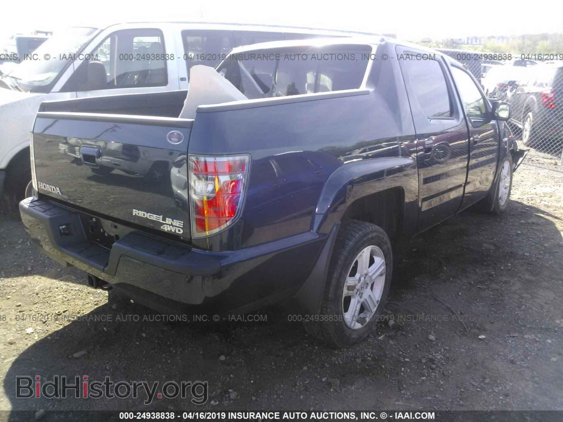 2012 HONDA RIDGELINE - VIN: 5FPYK1F52CB452812 - Фото 4