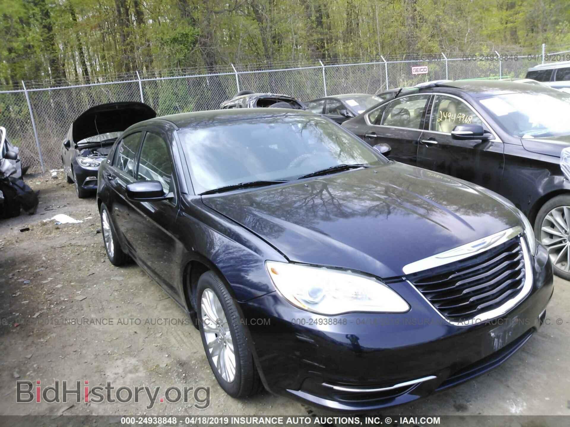 Фотография 1C3CCBAB4CN262566 - CHRYSLER 200 2012