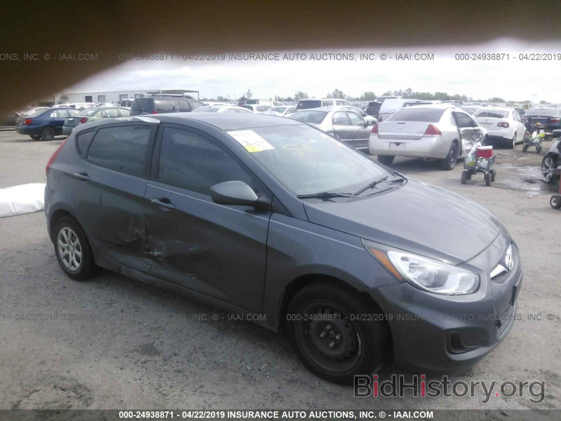 Photo KMHCT5AE7CU018435 - HYUNDAI ACCENT 2012