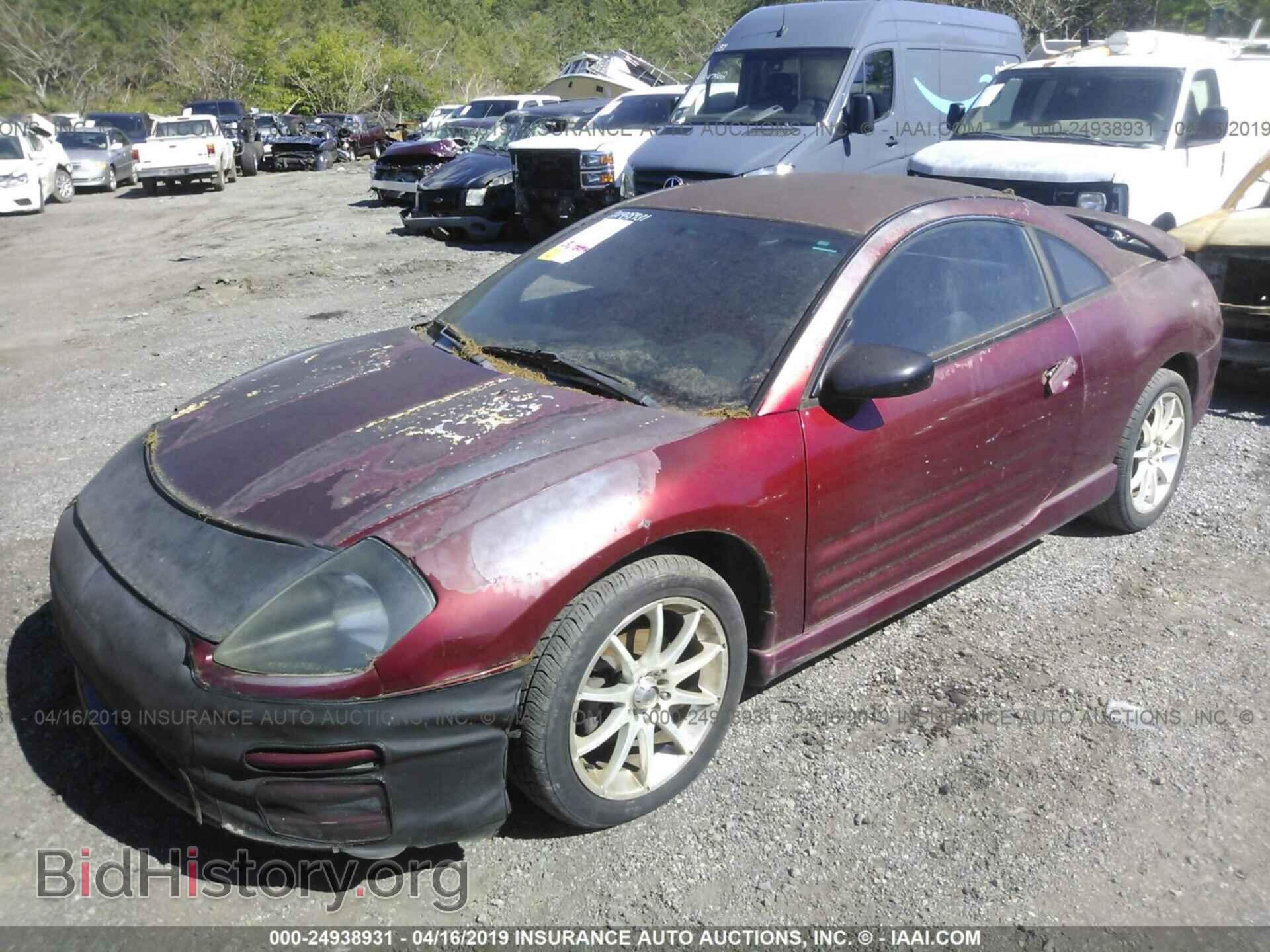 2000 MITSUBISHI ECLIPSE - VIN: 4A3AC84L7YE106181 - Фото 2