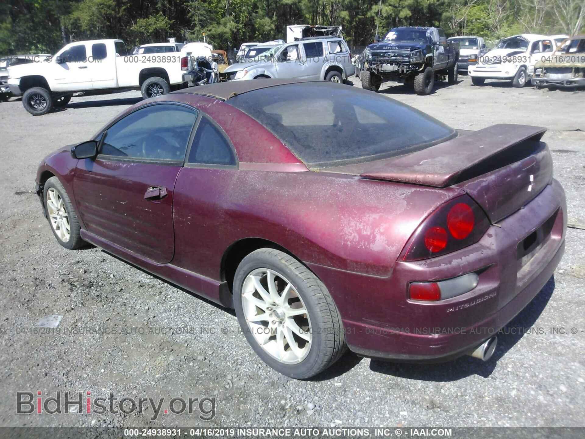 2000 MITSUBISHI ECLIPSE - VIN: 4A3AC84L7YE106181 - Фото 3