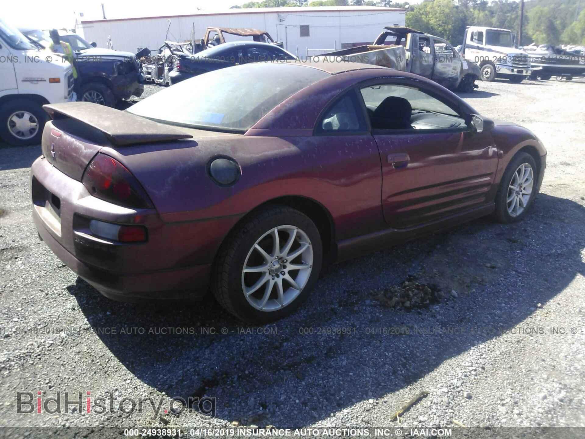 2000 MITSUBISHI ECLIPSE - VIN: 4A3AC84L7YE106181 - Фото 4