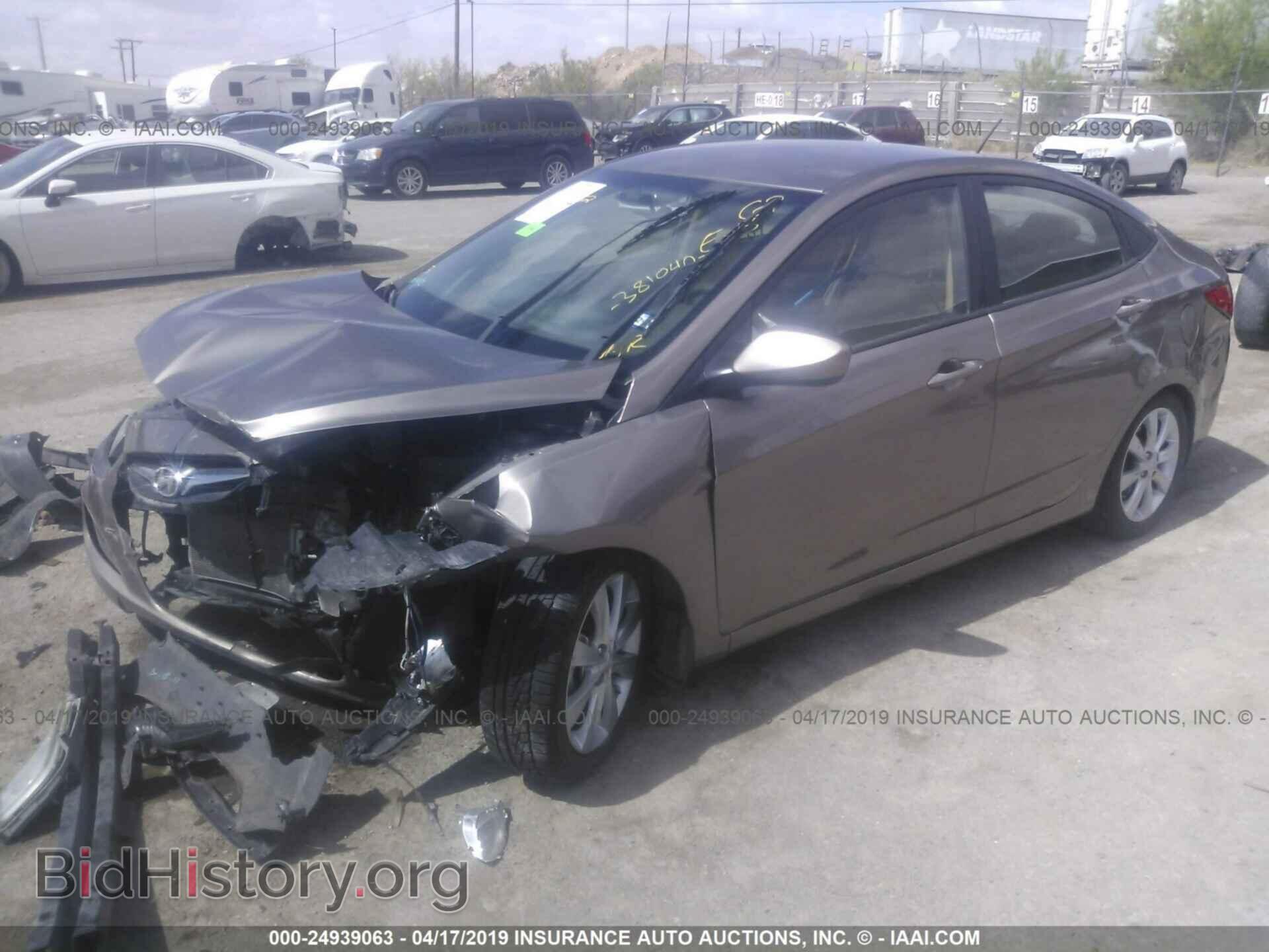 2013 HYUNDAI ACCENT - VIN: KMHCU4AE0DU381040 - Photo 2