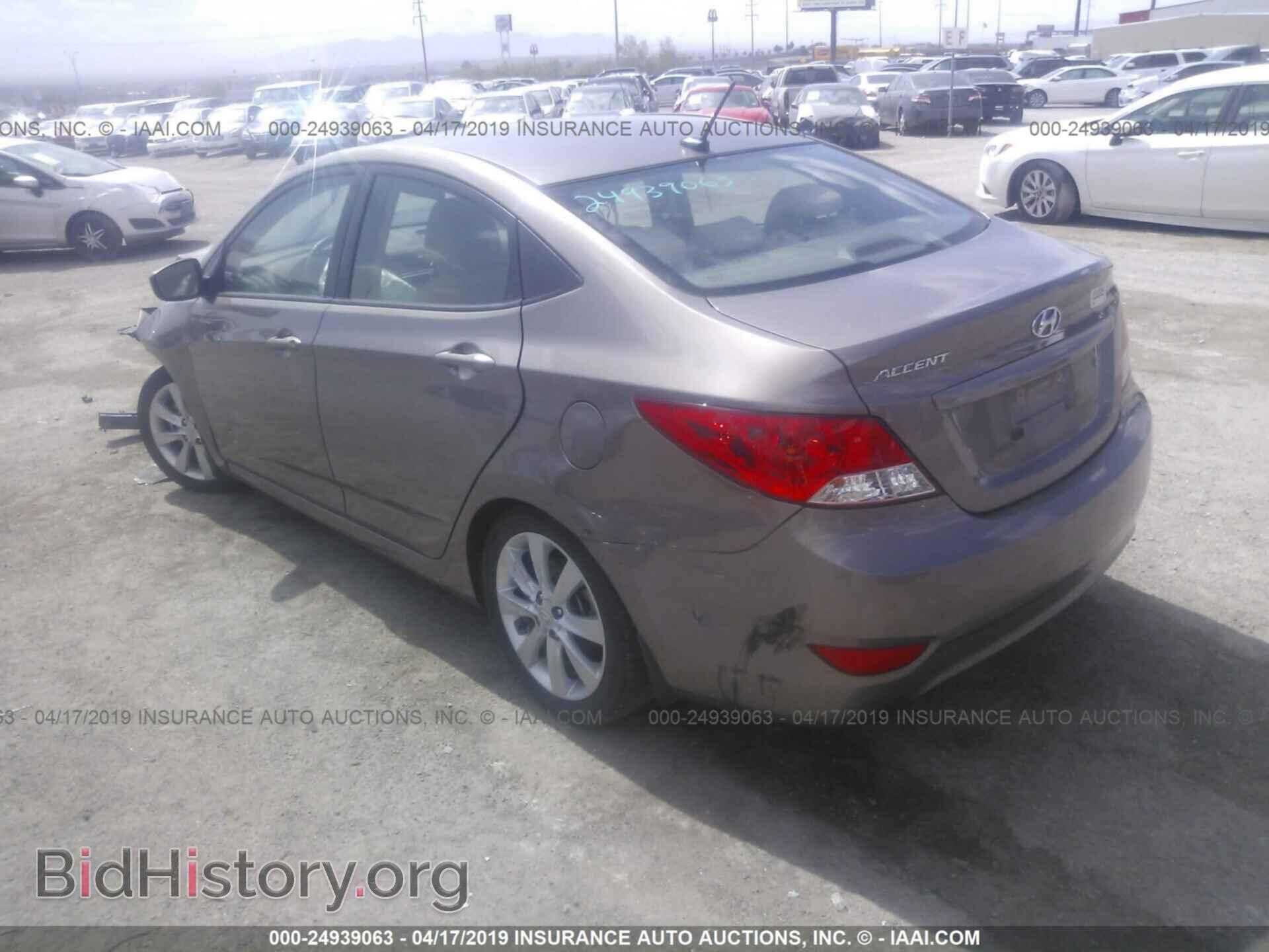 2013 HYUNDAI ACCENT - VIN: KMHCU4AE0DU381040 - Photo 3