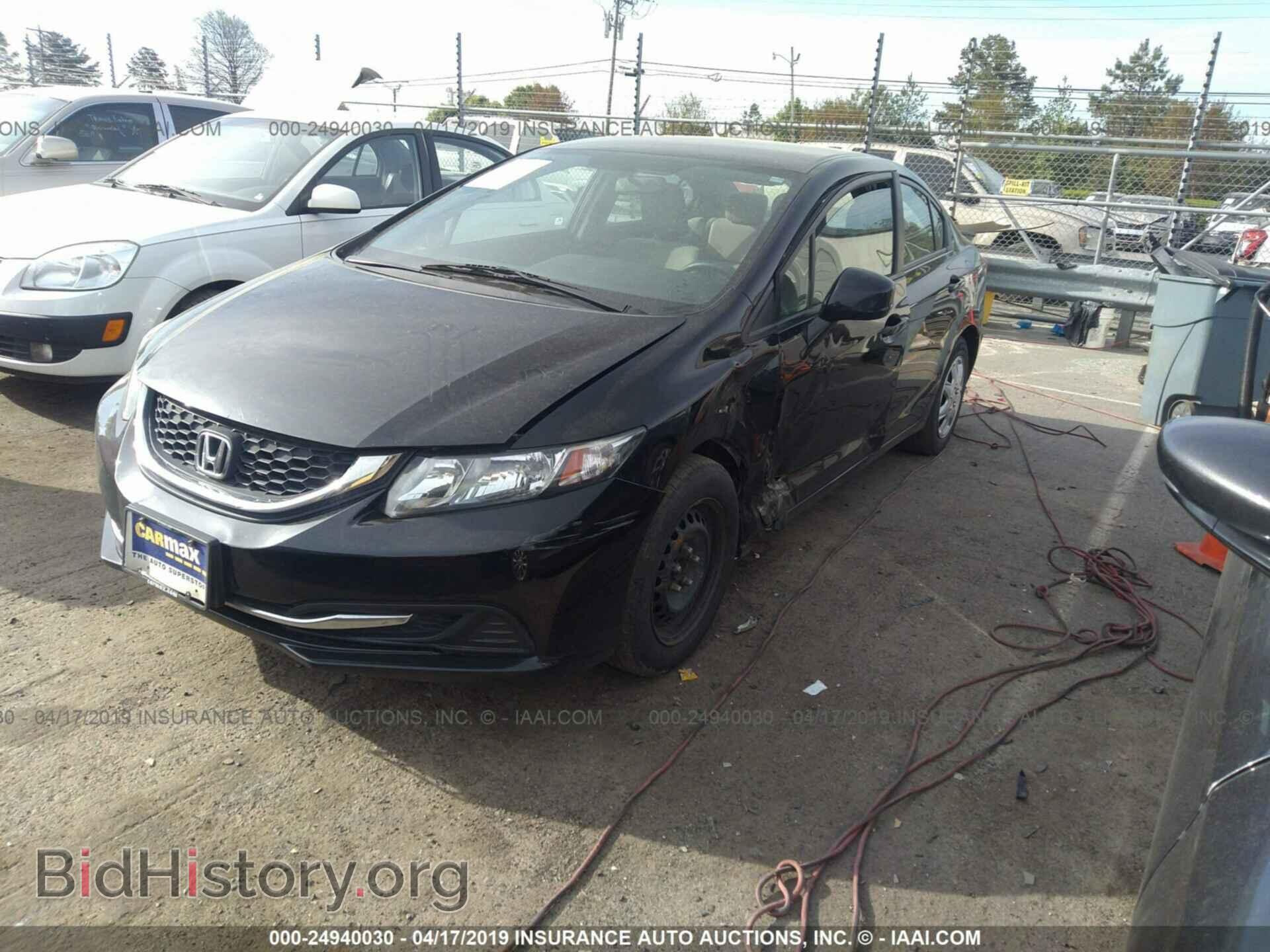 2013 HONDA CIVIC - VIN: 19XFB2F57DE276014 - Фото 2