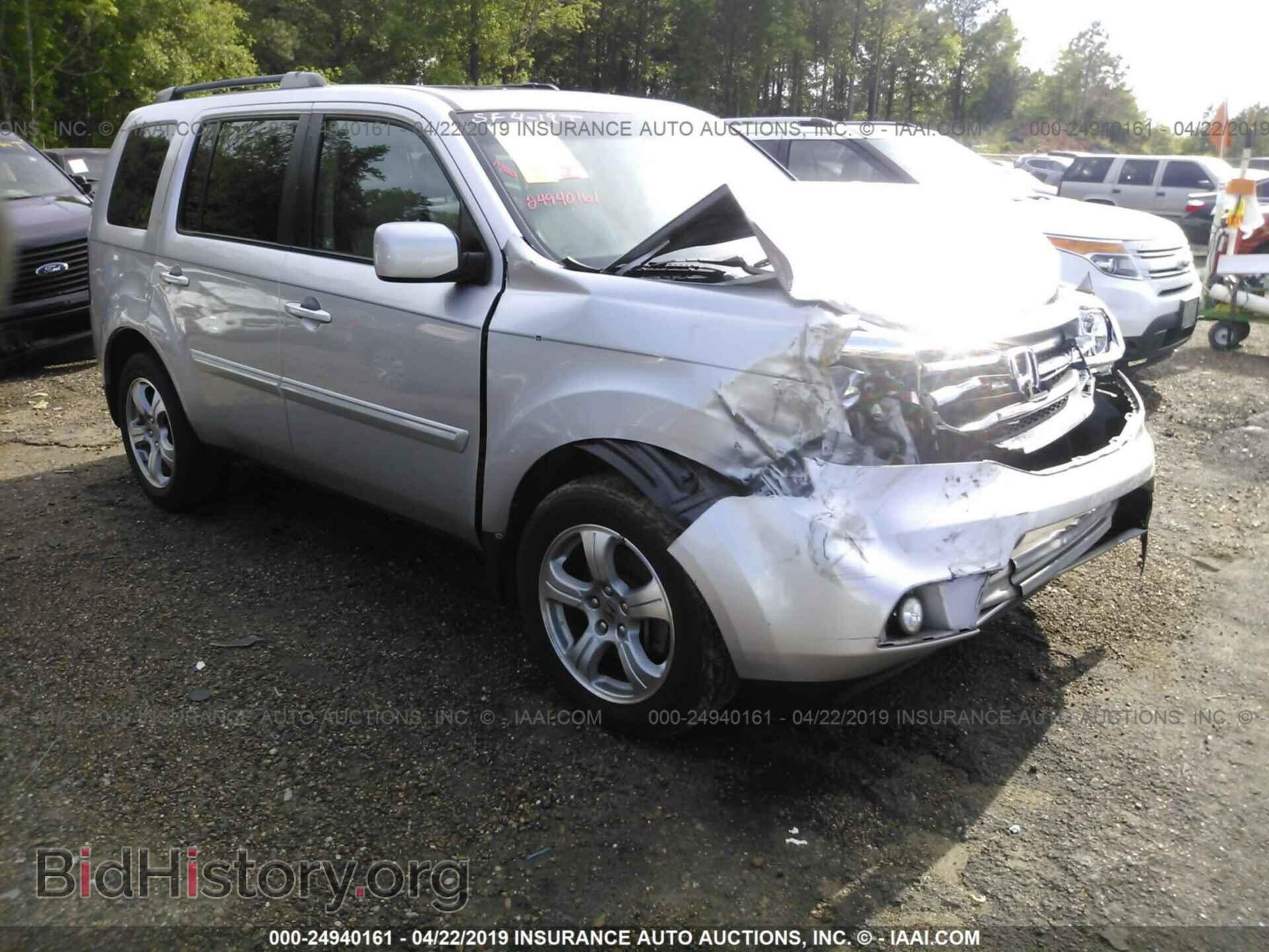 Фотография 5FNYF3H75CB012803 - HONDA PILOT 2012