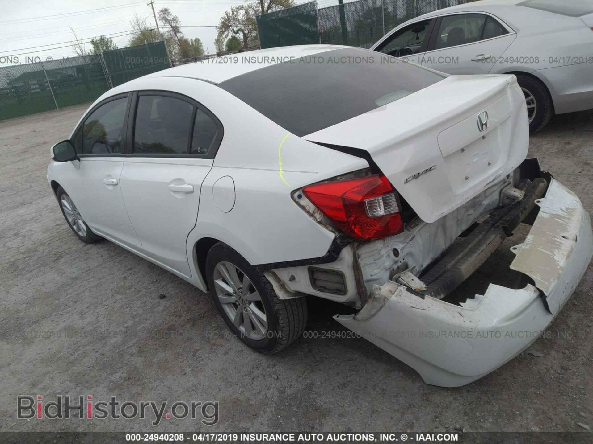 2012 HONDA CIVIC - VIN: 2HGFB2F96CH545742 - Фото 3