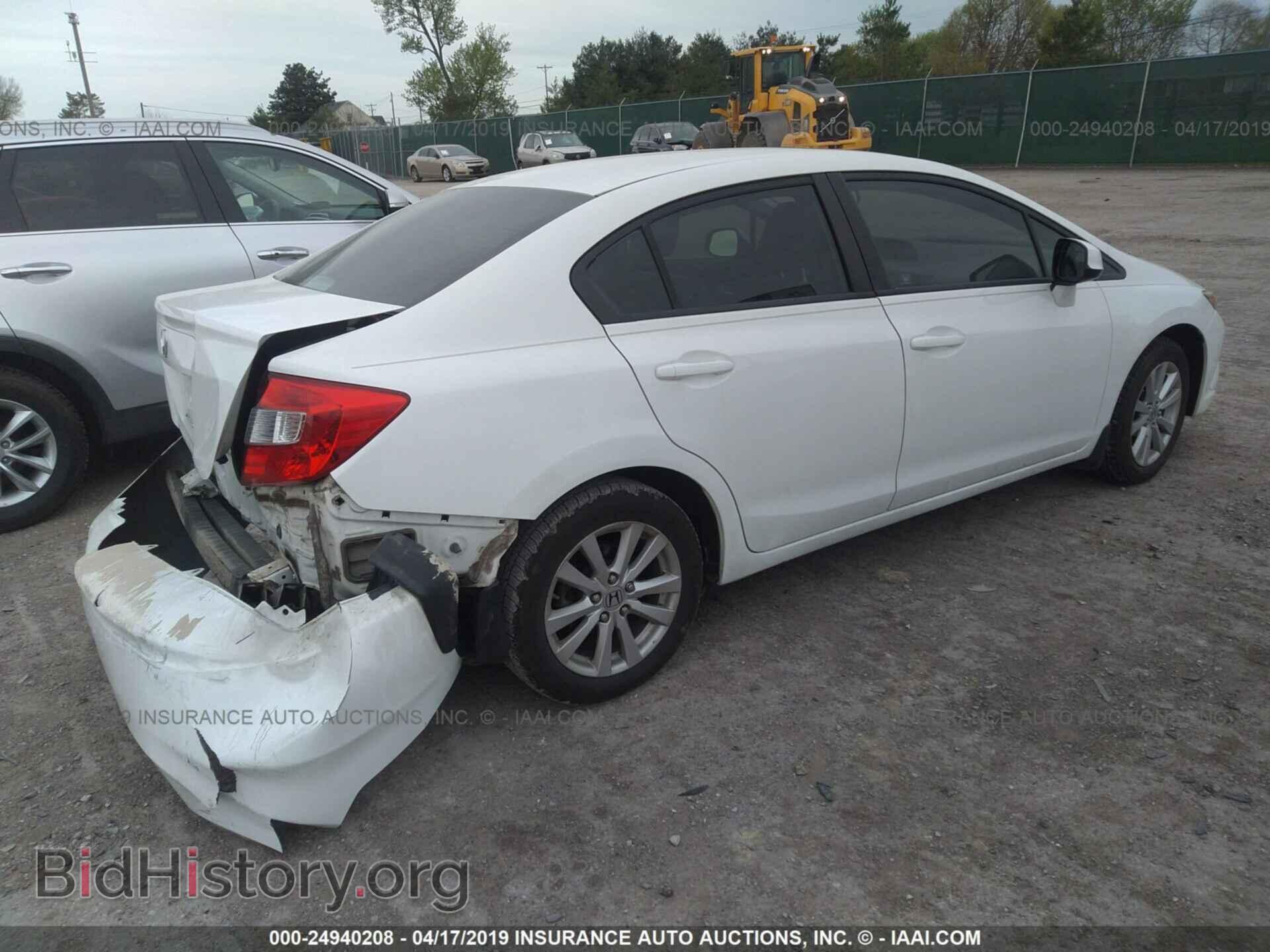 2012 HONDA CIVIC - VIN: 2HGFB2F96CH545742 - Фото 4