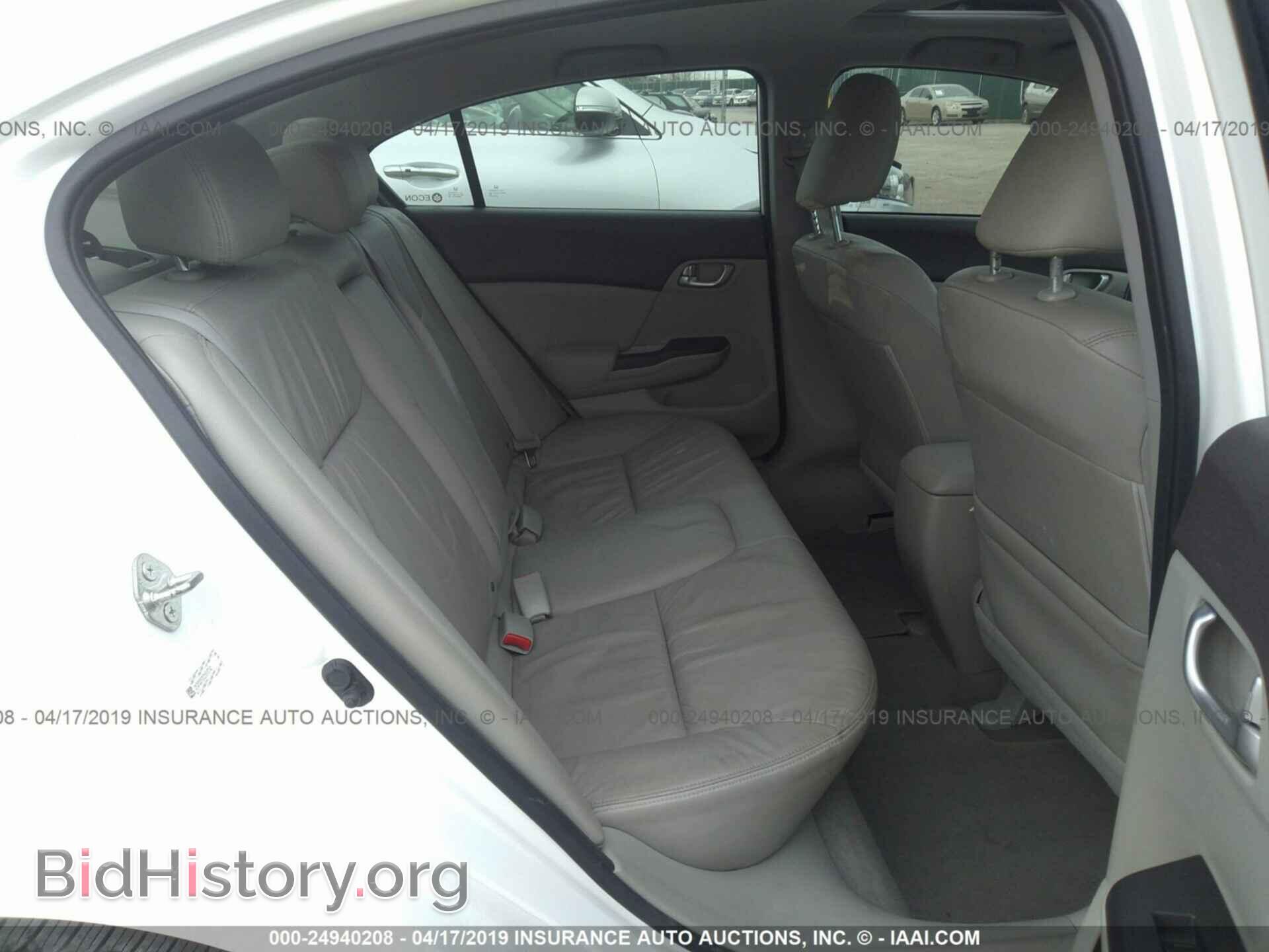 2012 HONDA CIVIC - VIN: 2HGFB2F96CH545742 - Фото 8