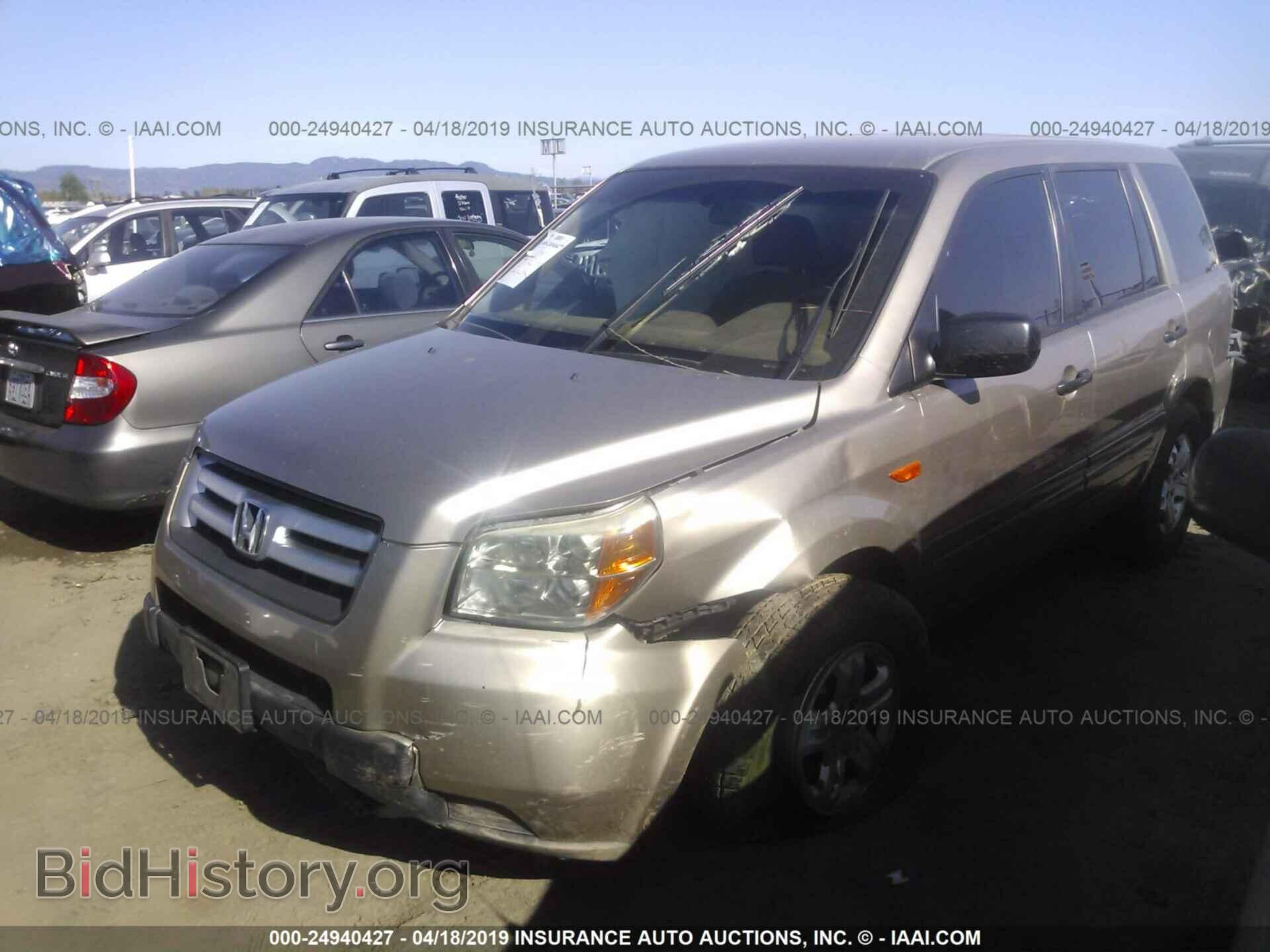 2007 HONDA PILOT - VIN: 5FNYF18147B022924 - Photo 2