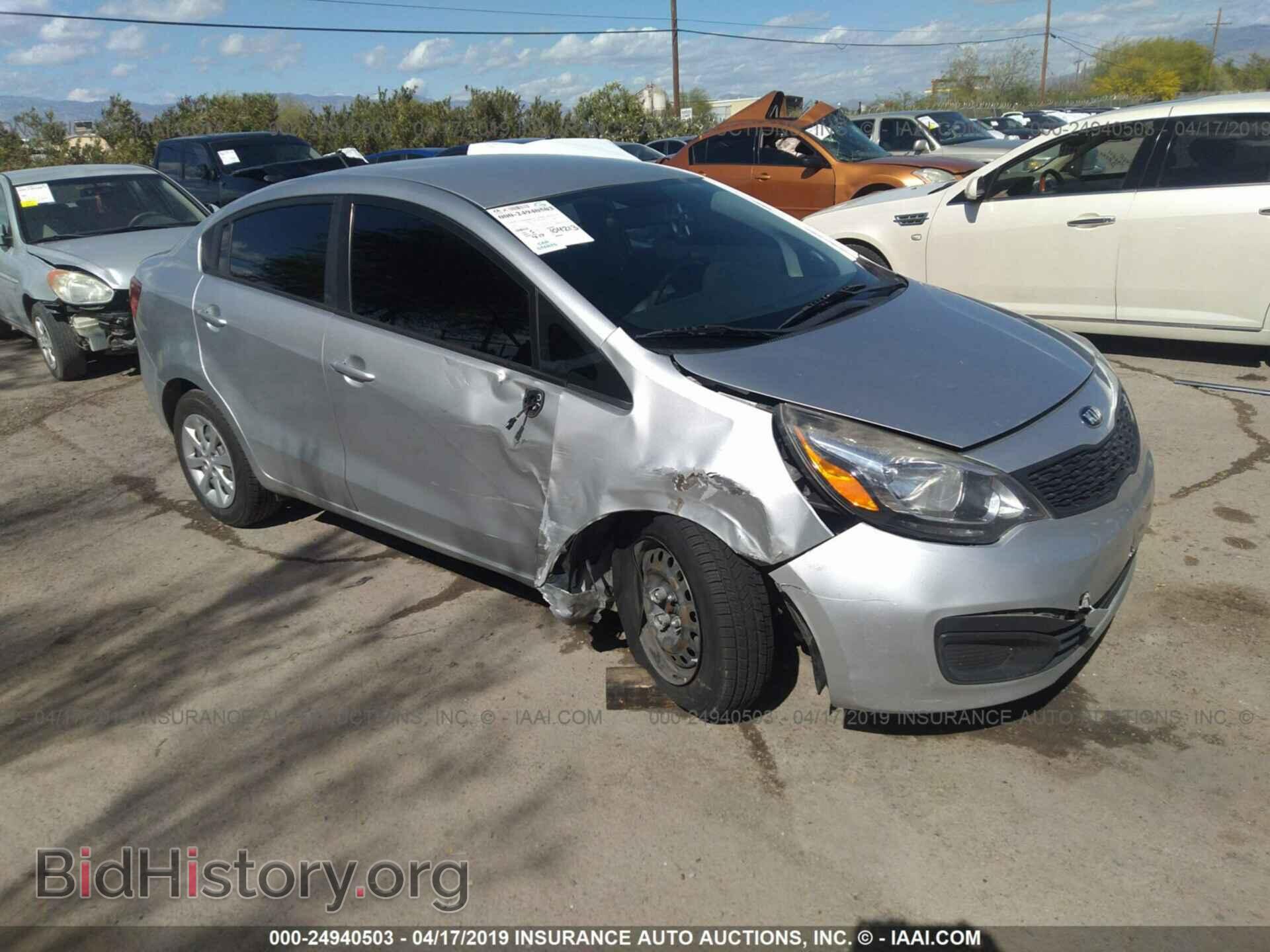 Фотография KNADM4A31E6363852 - KIA RIO 2014