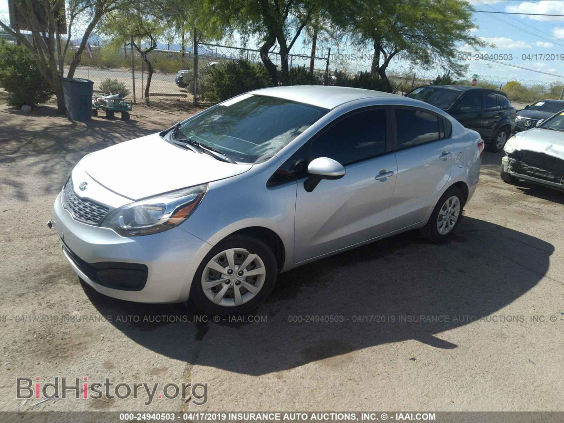 2014 KIA RIO - VIN: KNADM4A31E6363852 - Фото 2