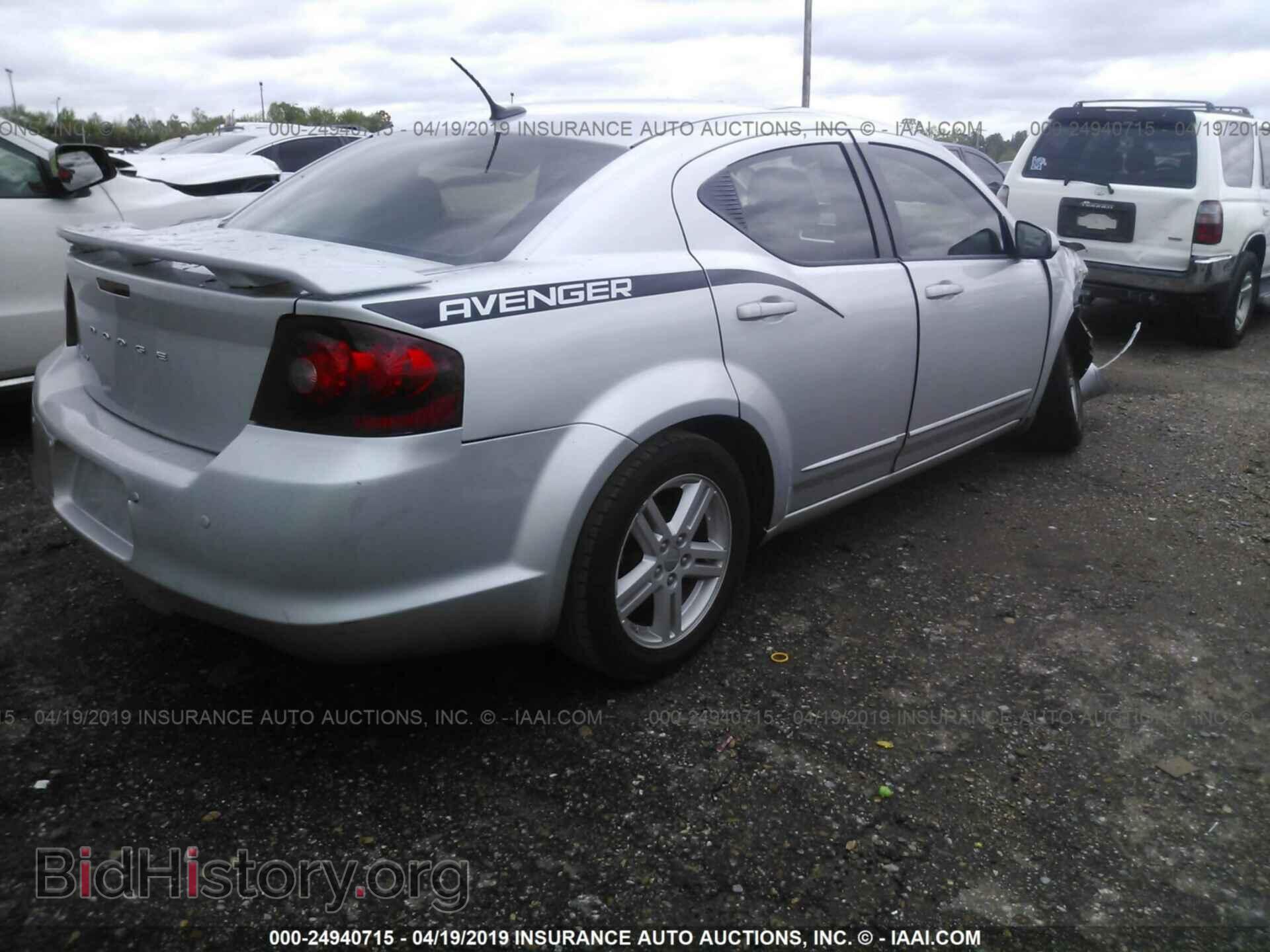 2012 DODGE AVENGER - VIN: 1C3CDZCB2CN157267 - Фото 4