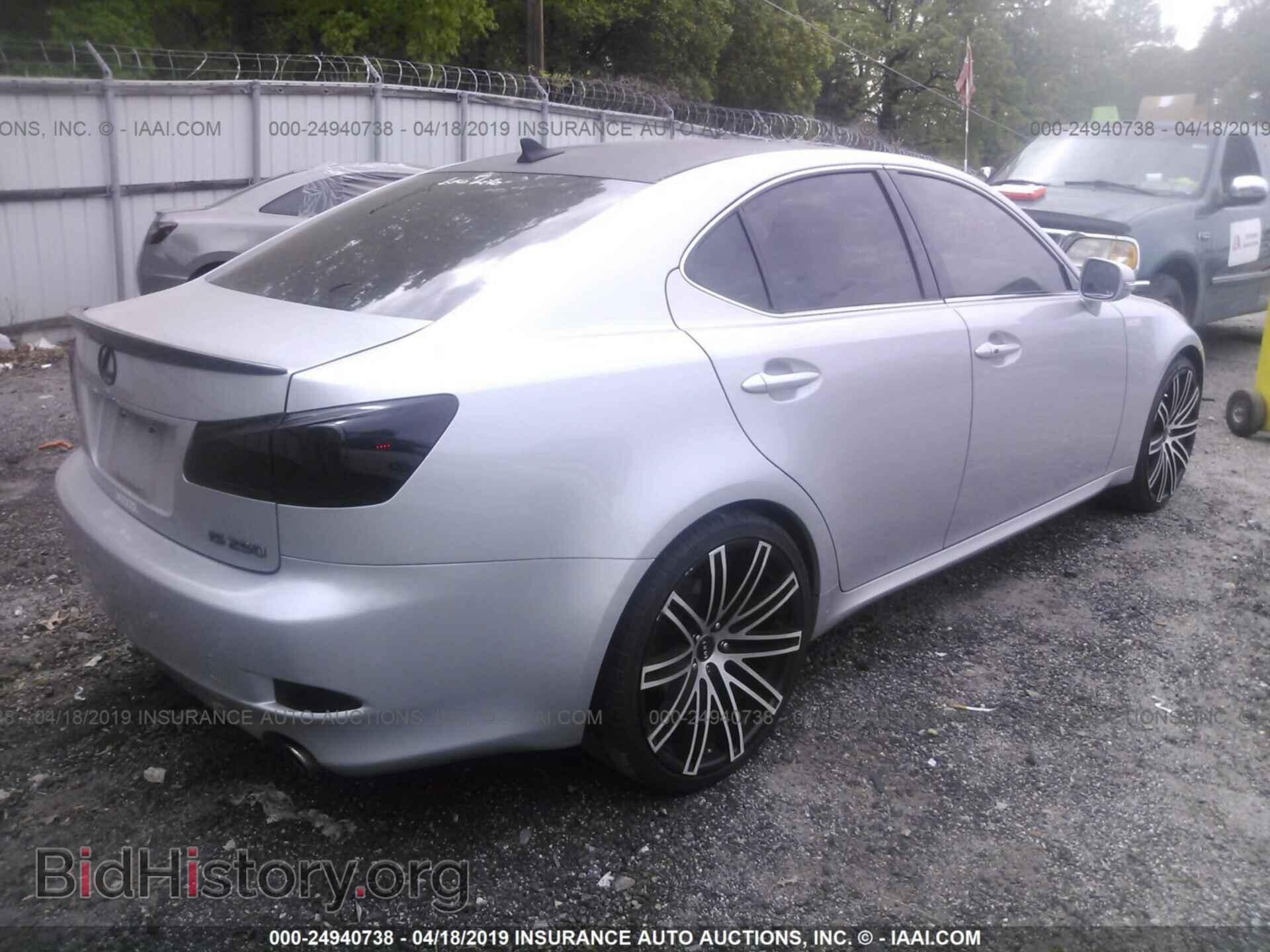 2012 LEXUS IS - VIN: JTHBF5C26C5169401 - Фото 4