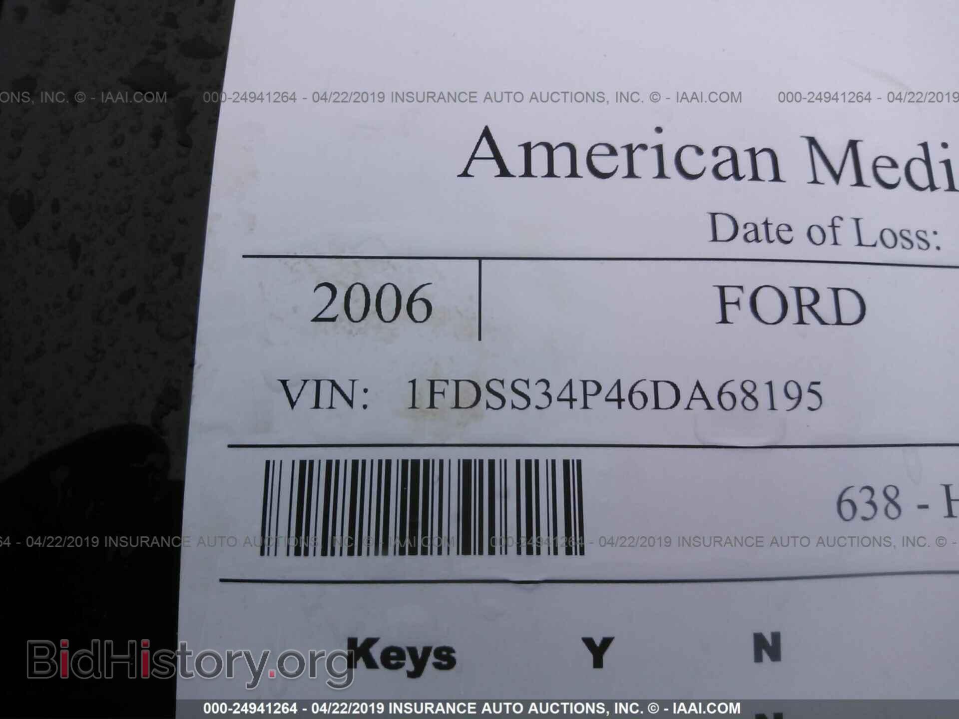 2006 FORD ECONOLINE - VIN: 1FDSS34P46DA68195 - Фото 9