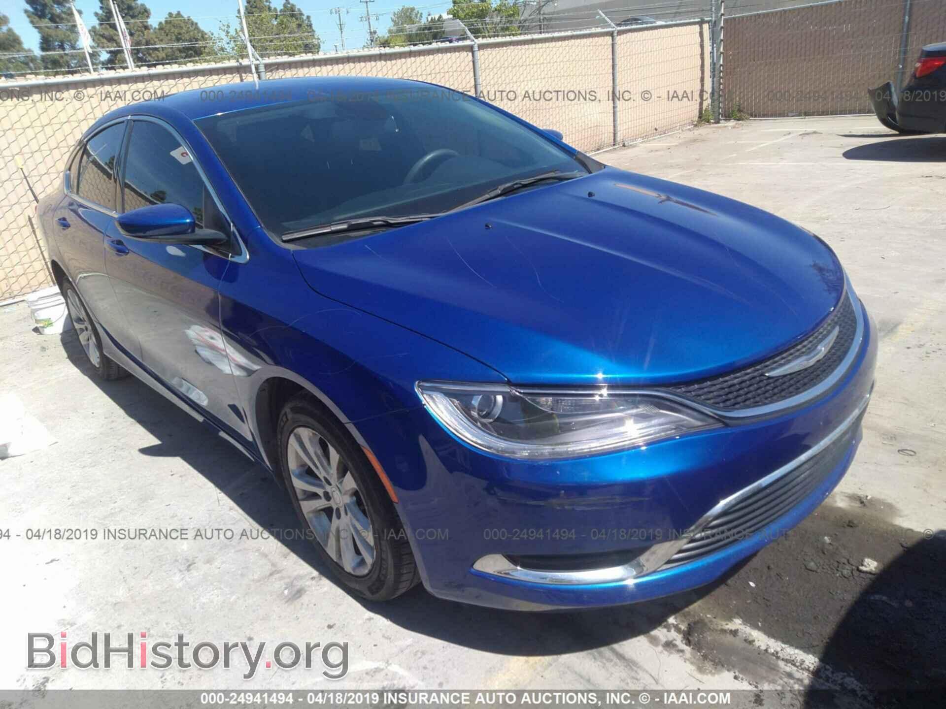 Photo 1C3CCCAB4GN107866 - CHRYSLER 200 2016