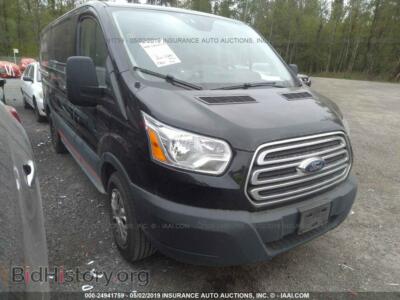 2015 Ford TRANSIT T-150, черный — VIN 1FTNE1YM0FKB27350, IAAI