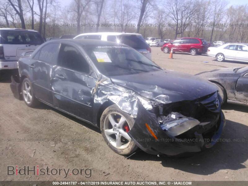 2005 Mazda 6 S (VIN 1YVHP80D955M26046) — photo 1 of 10, IAAI, damage: front & rear