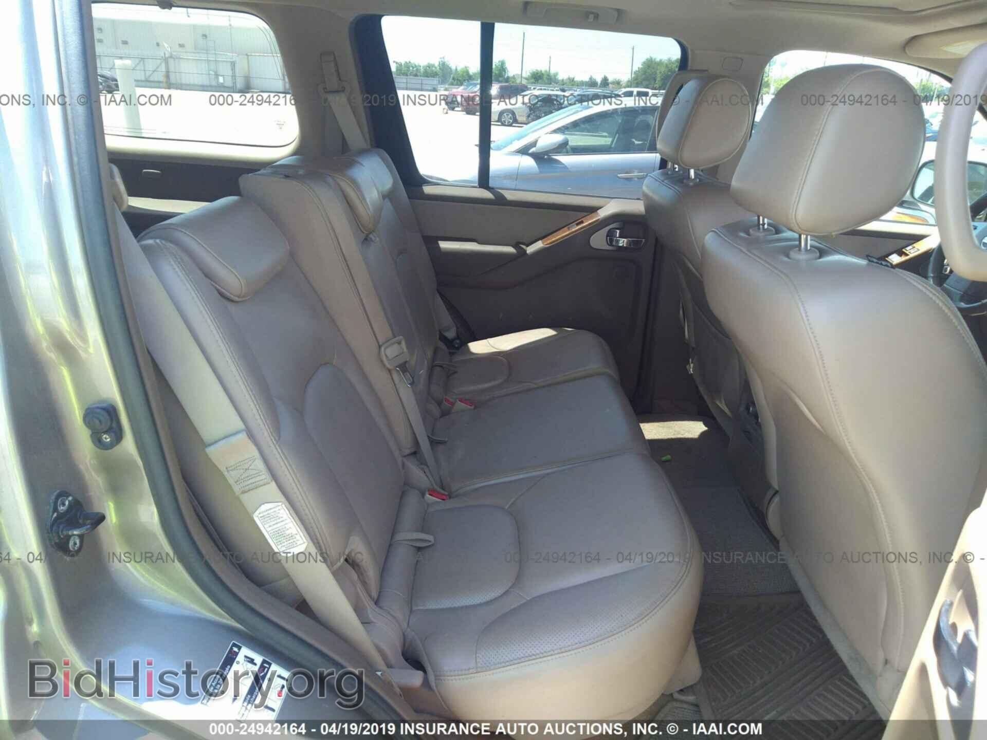 2007 NISSAN PATHFINDER - VIN: 5N1AR18U27C605021 - Фото 8