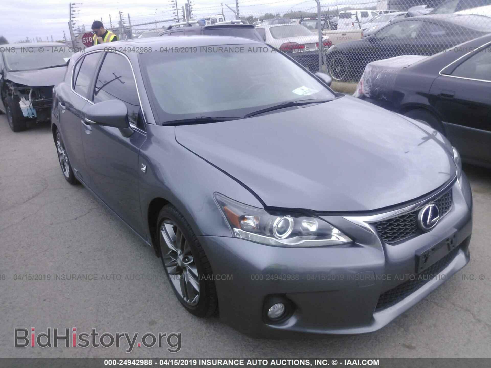 Photo JTHKD5BH4C2063073 - LEXUS CT 2012