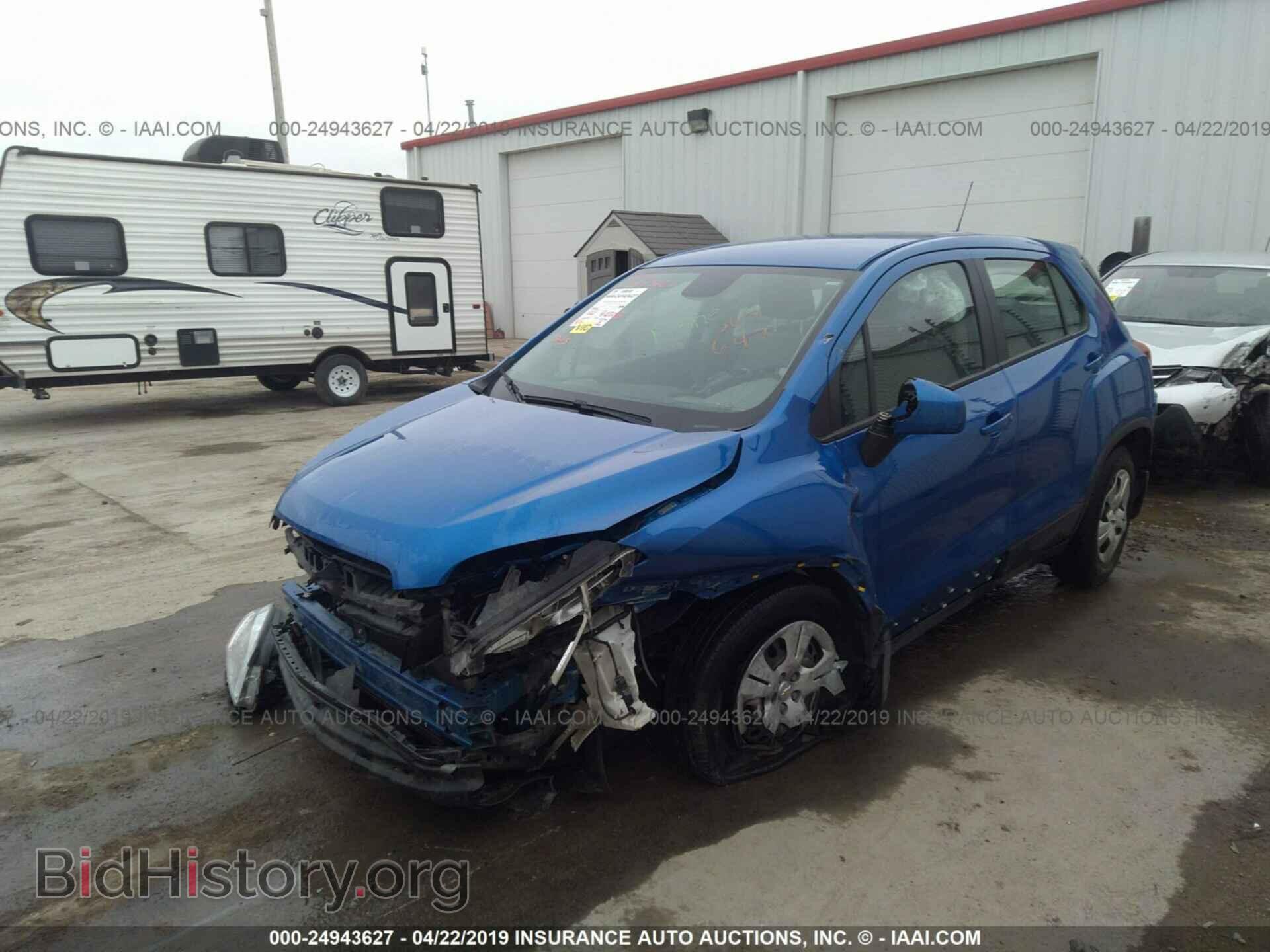 2015 CHEVROLET TRAX - VIN: KL7CJKSB7FB107092 - Фото 2