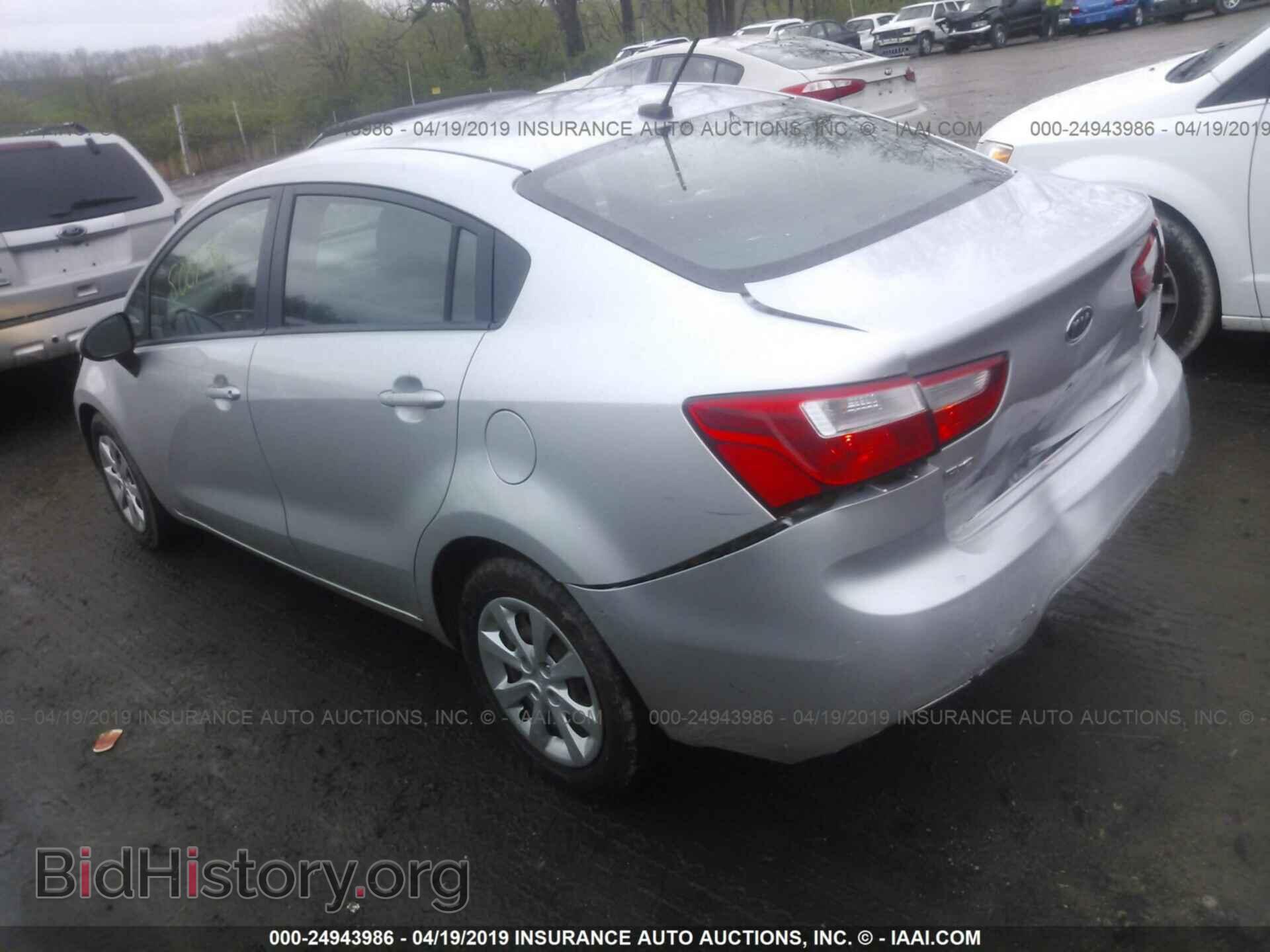 2012 KIA RIO - VIN: KNADM4A36C6095054 - Фото 3