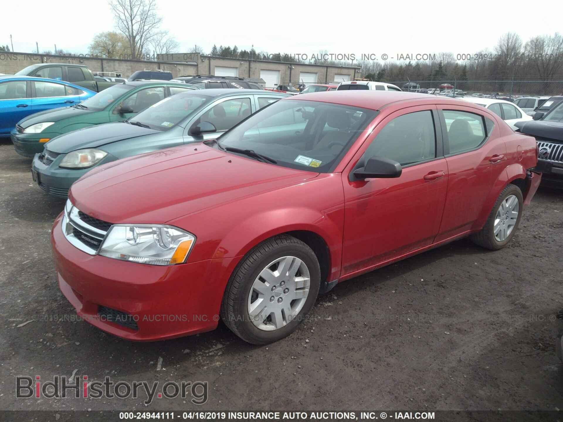 2011 DODGE AVENGER - VIN: 1B3BD4FB2BN508846 - Фото 2
