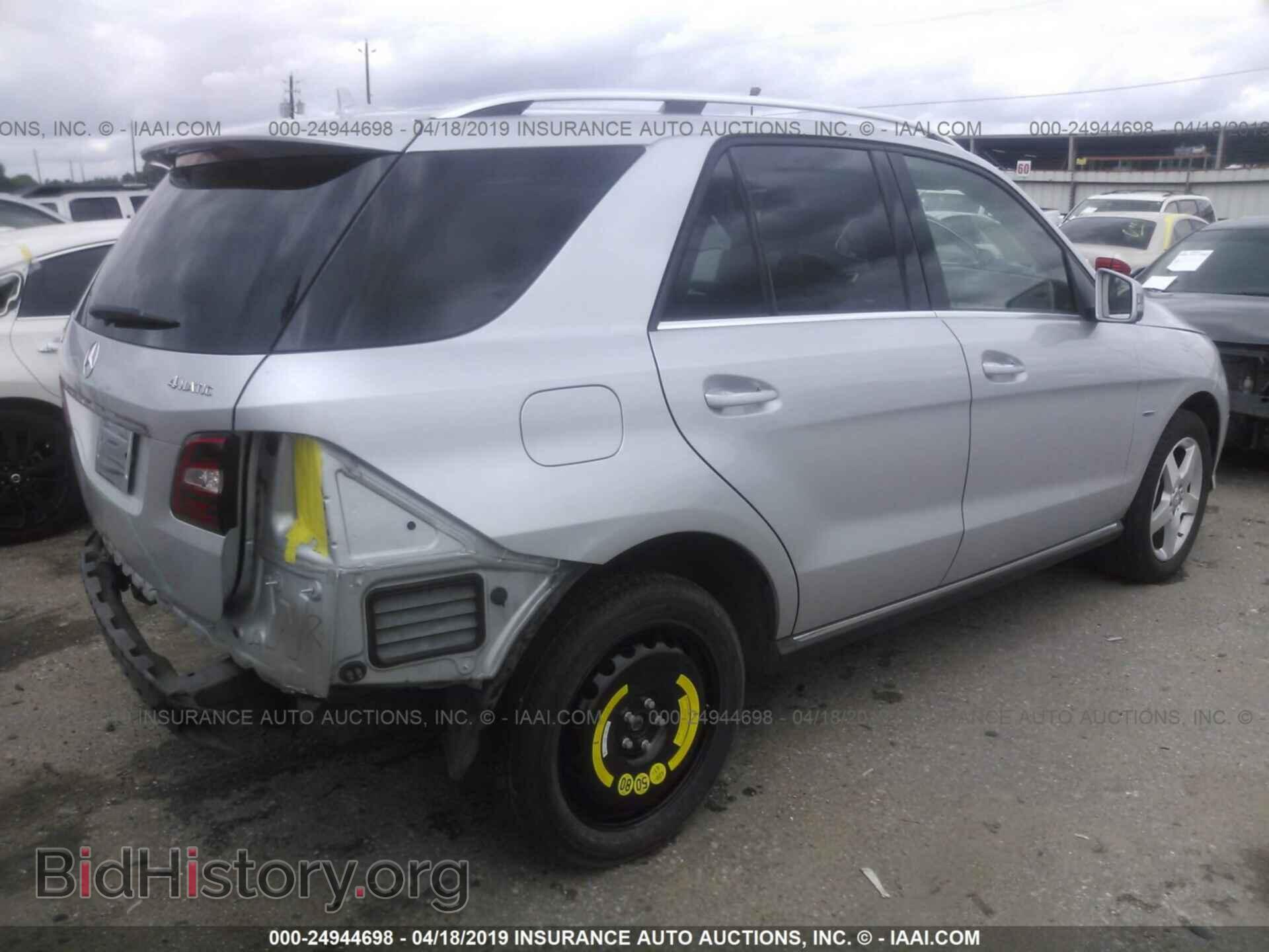 2012 MERCEDES-BENZ ML - VIN: 4JGDA7DB6CA091949 - Фото 4